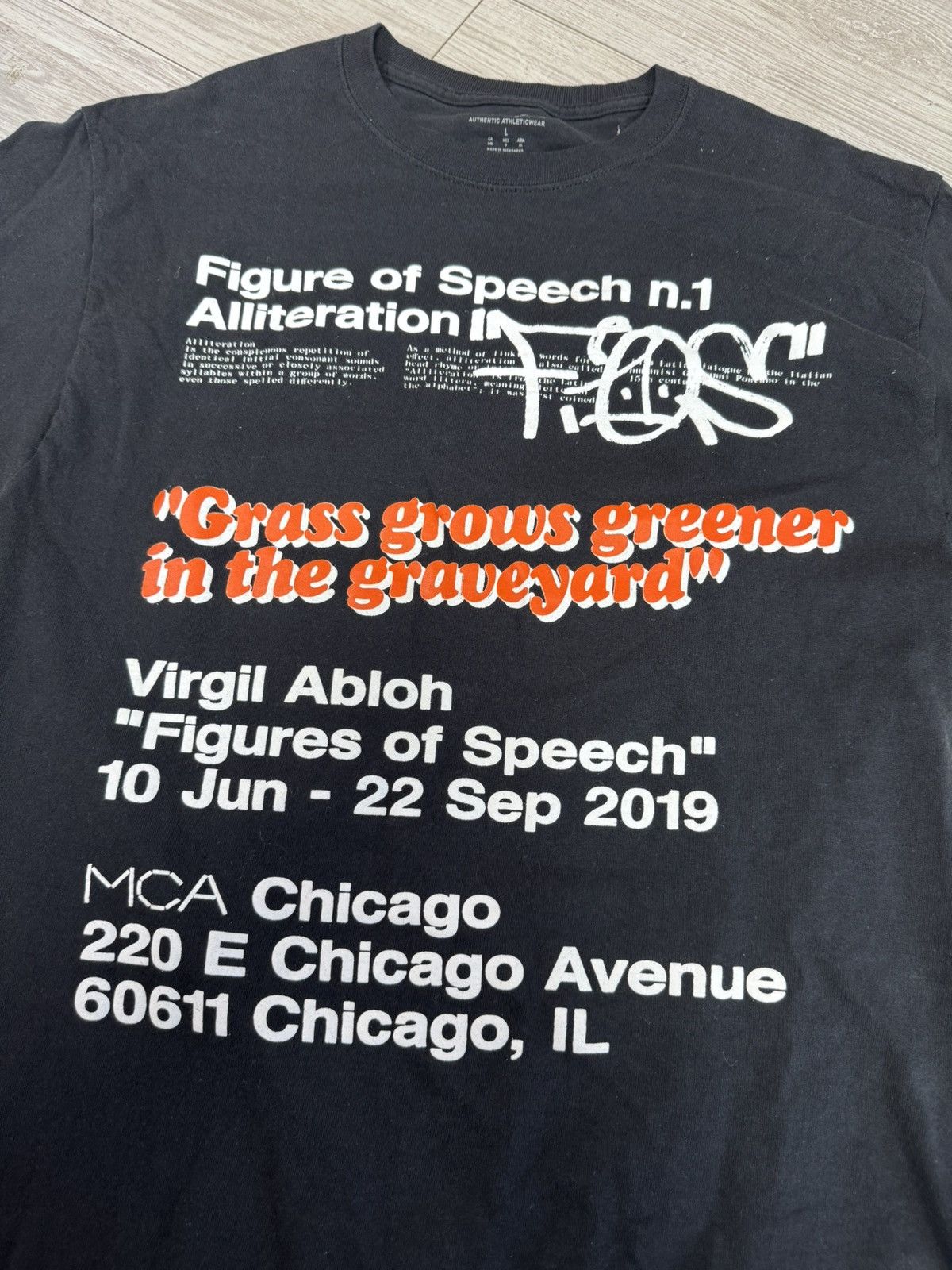 Virgil Abloh Virgil Abloh MCA Figures Of Speech T-Shirt Black Size US L / EU 52-54 / 3 - 2 Thumbnail