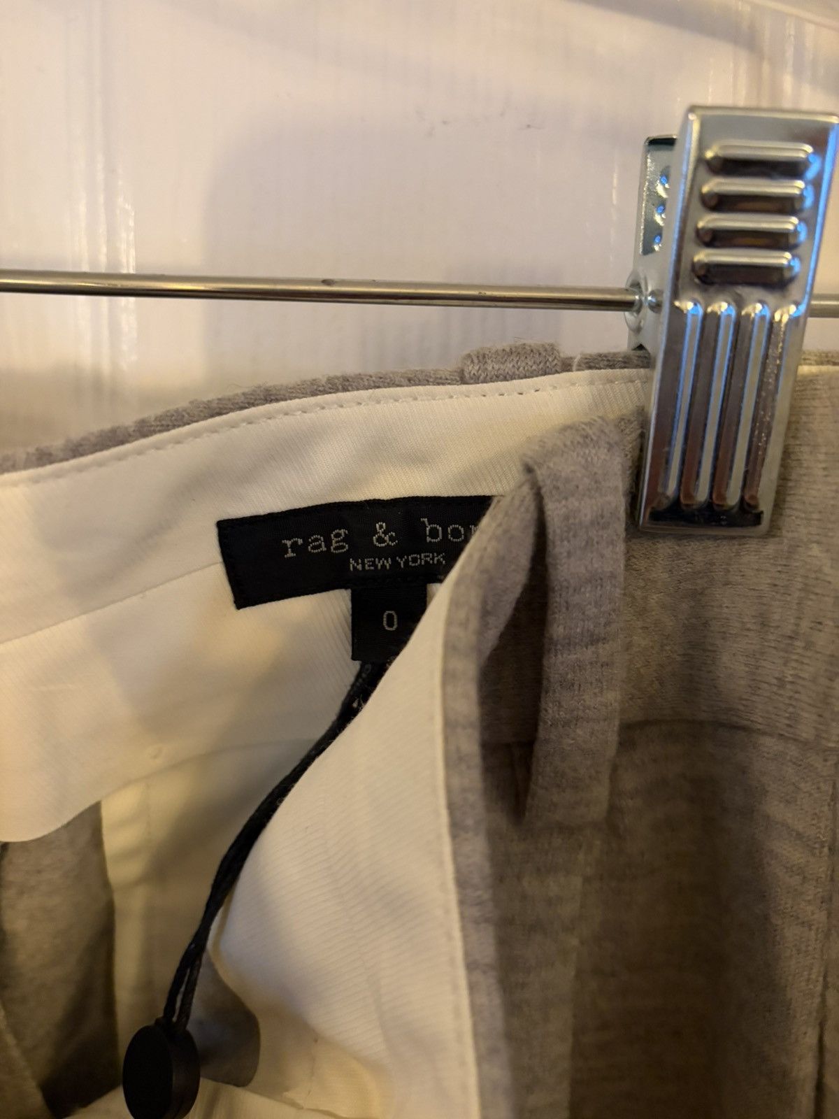 Rag & Bone RAG&BONE CHARCOAL CLOVER PANT, MSRP 425 BRAND NEW Size 25" / US 0 / IT 36 - 4 Thumbnail