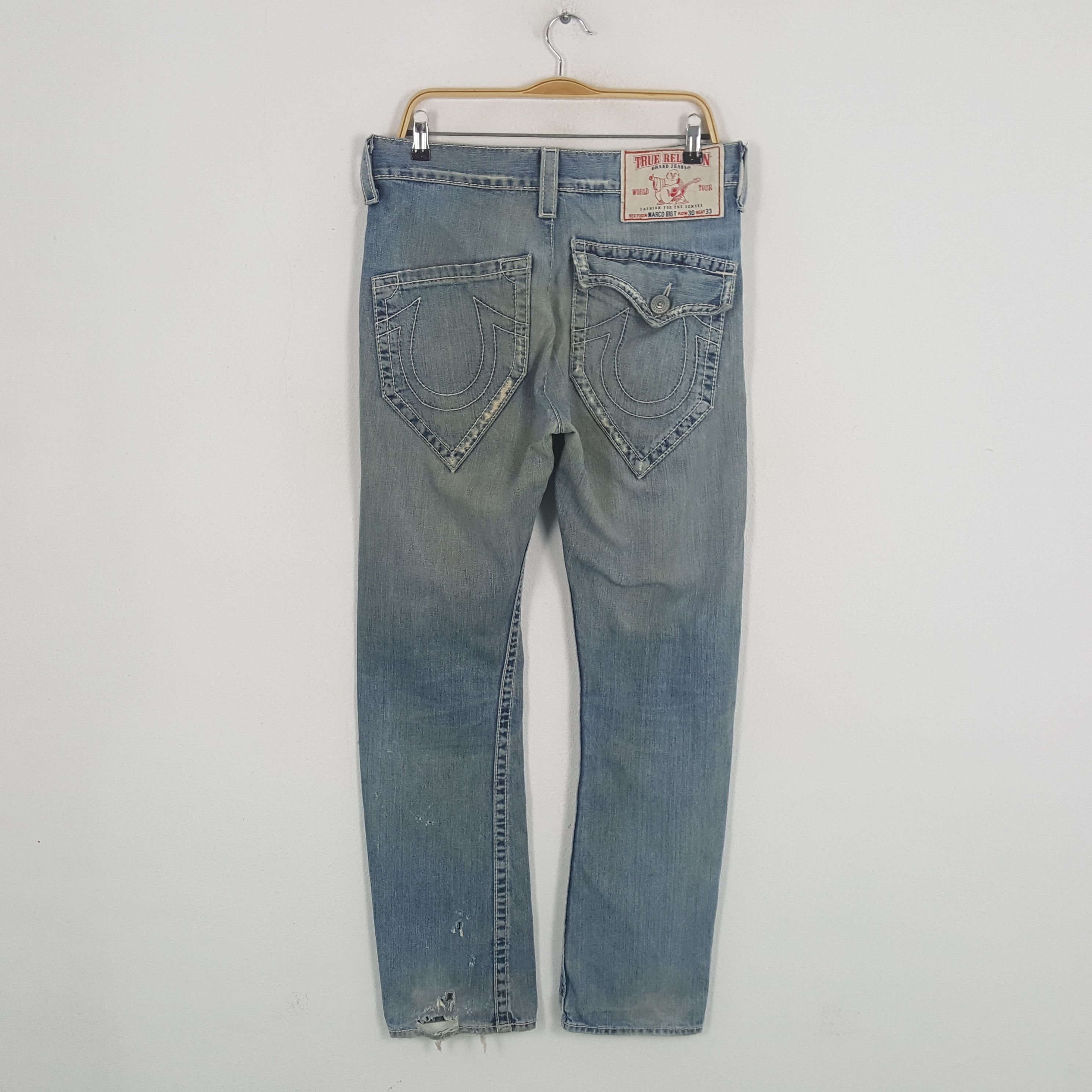 True Religion × Vintage Vintage True Religion American Brand Distressed Jeans Size US 33 - 1 Thumbnail