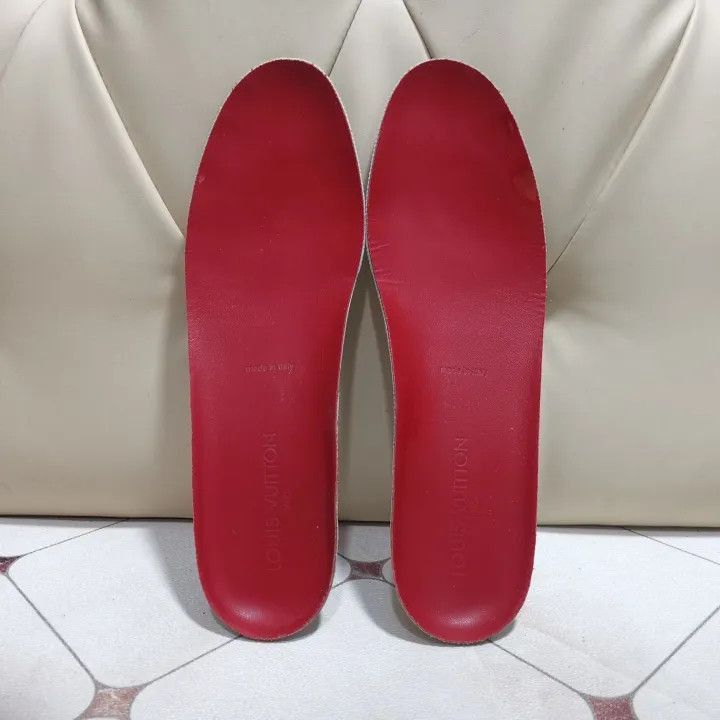Louis Vuitton Louis Vuitton Red High-Top Sneakers -2508 Size US 9 / EU 42 - 6 Thumbnail