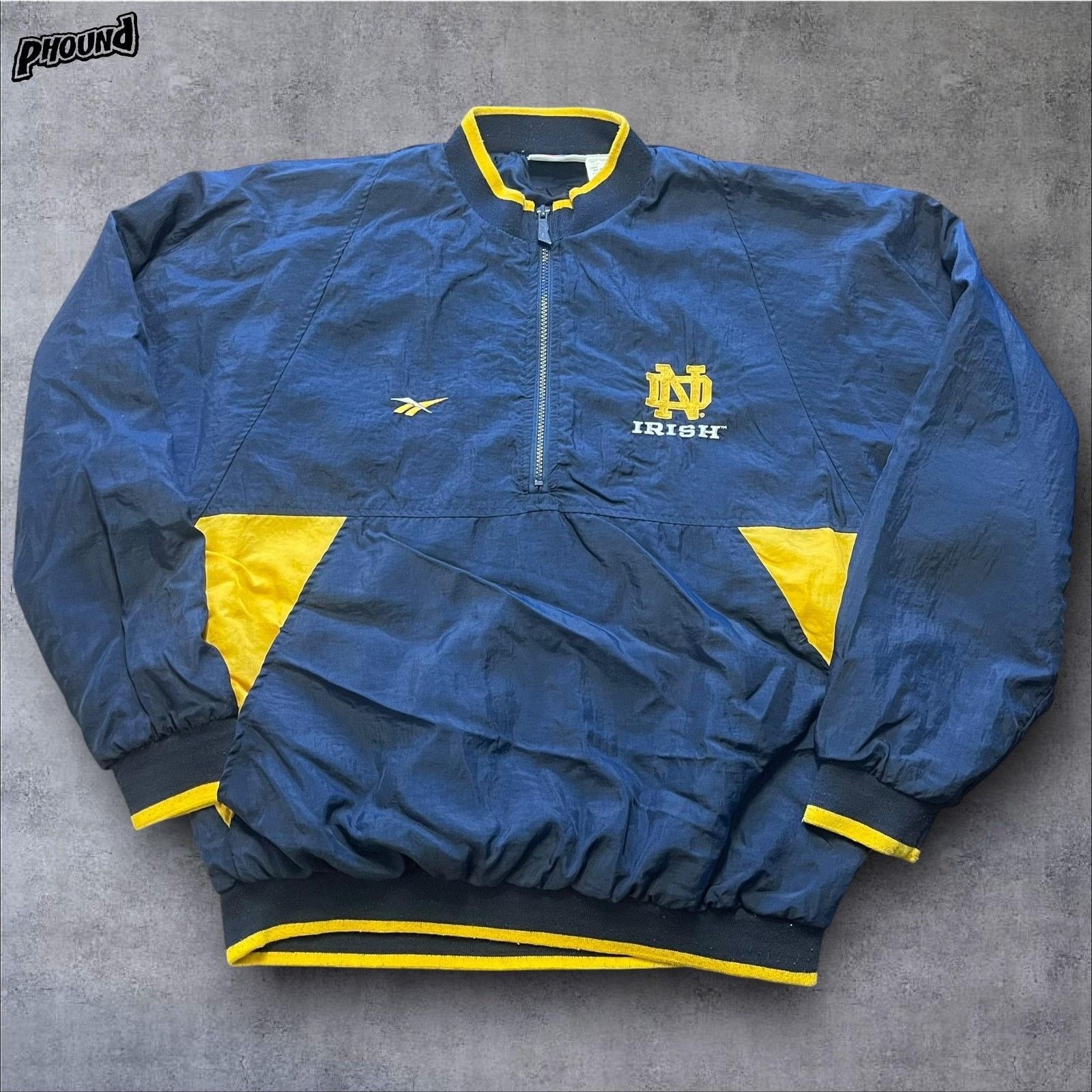Reebok Vintage Notre Dame Fighting Irish Jacket M Football Reebok Size US M / EU 48-50 / 2 - 1 Thumbnail