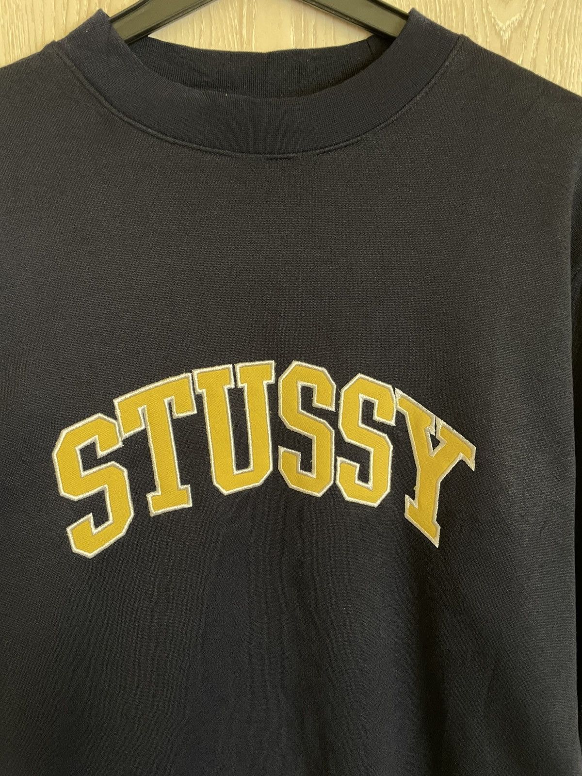 Stussy Vintage sweatshirt dense Stussy big logo Size US L / EU 52-54 / 3 - 3 Thumbnail