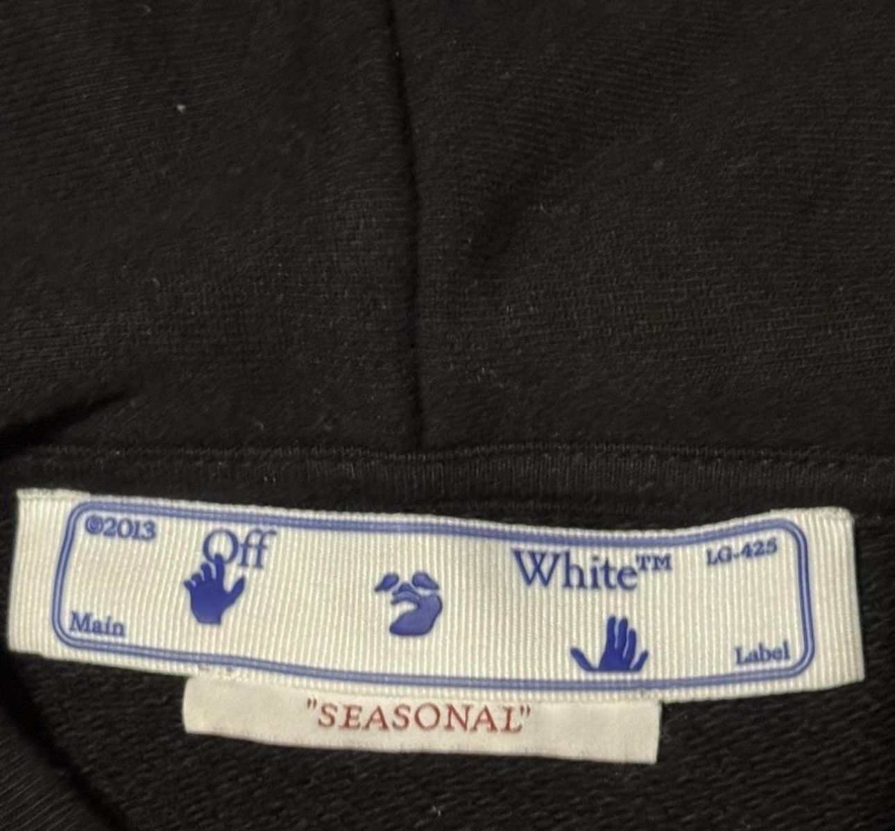 Off-White Black Off White Spray Hoodie Size US XL / EU 56 / 4 - 4 Thumbnail