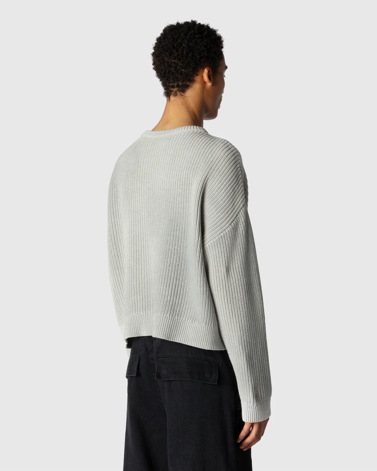 Lac Demure 'PEROZ' DYED SWEATER SMOKE Size US M / EU 48-50 / 2 - 2 Thumbnail