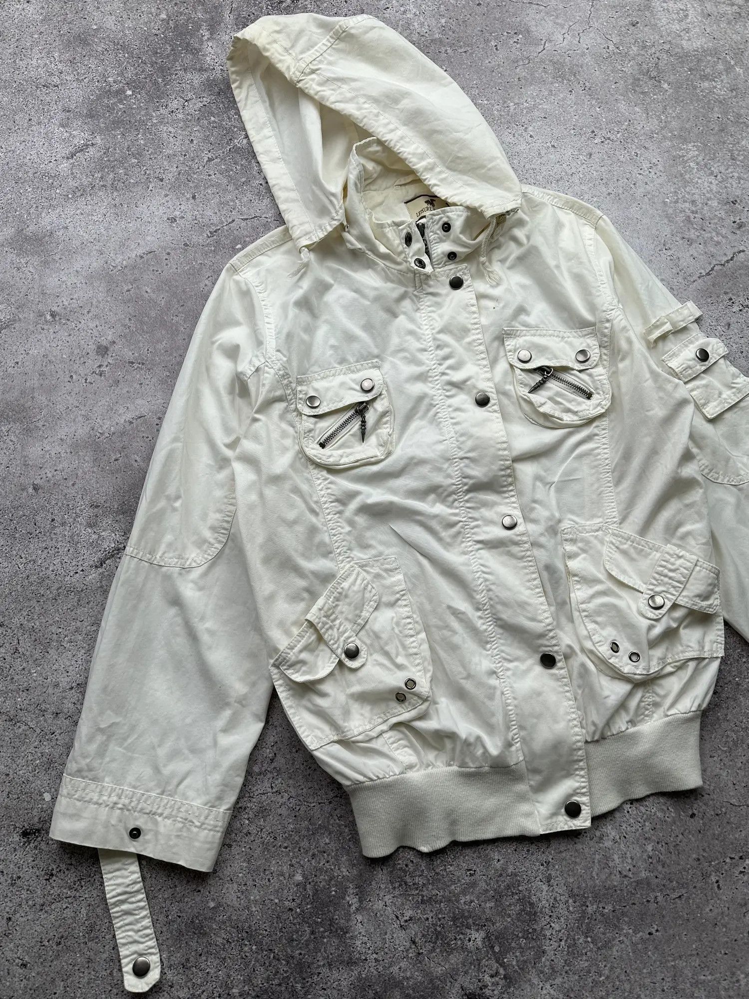 Japanese Brand Vintage Bondage Zipped Jacket C441(V434) Size US S / EU 44-46 / 1 - 2 Thumbnail