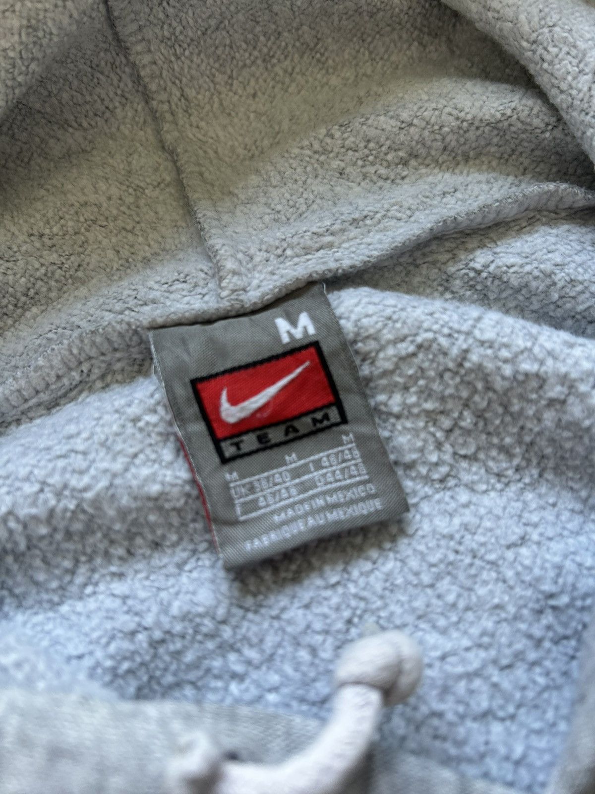 Nike × Vintage Vintage 90s Nike New Your University Wrestling Team Hoodie Size US XL / EU 56 / 4 - 5 Thumbnail