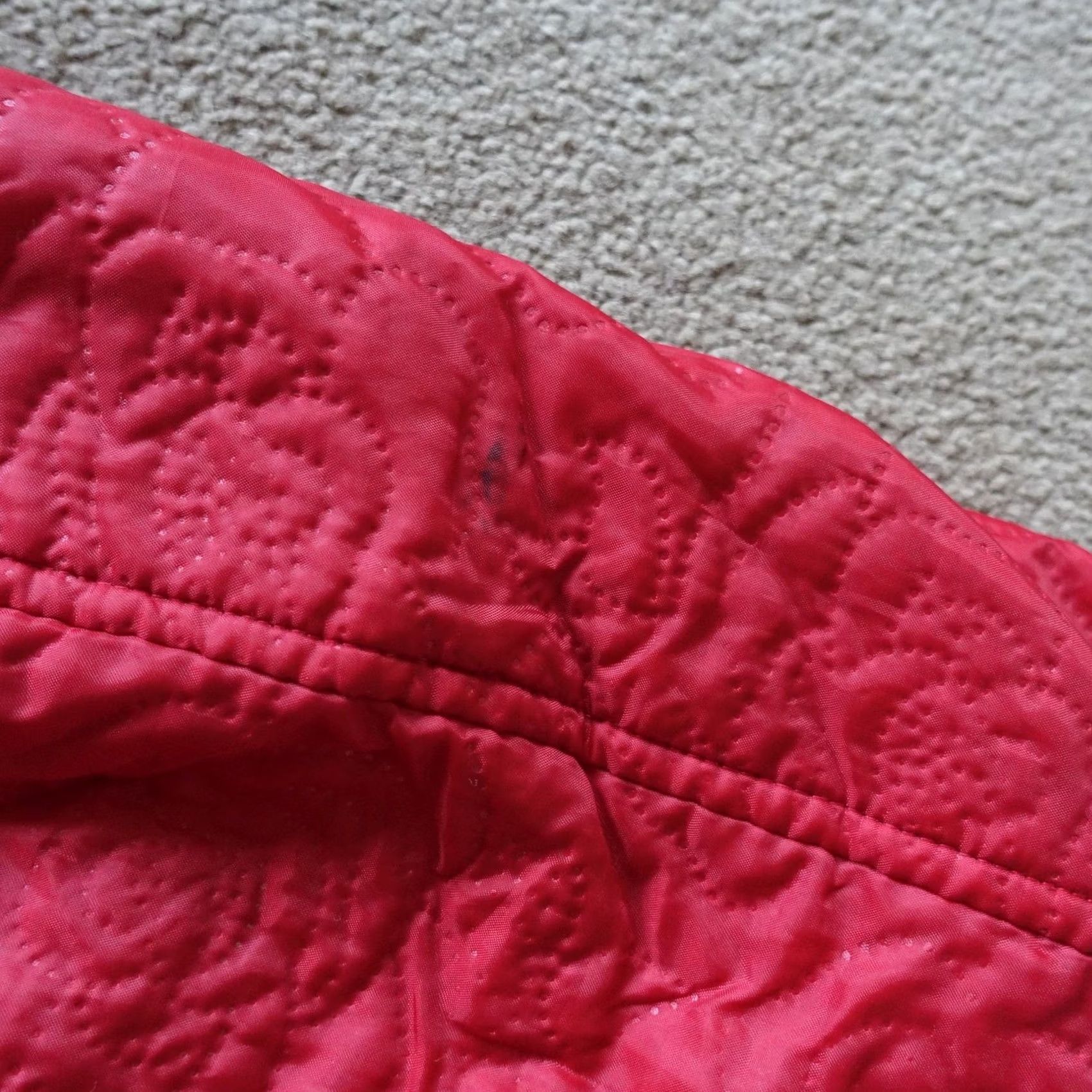 Vintage VINTAGE JG Hook Jacket Womens XL Red Quilted Floral Snap Front Collared Lined Size XL / US 12-14 / IT 48-50 - 6 Thumbnail