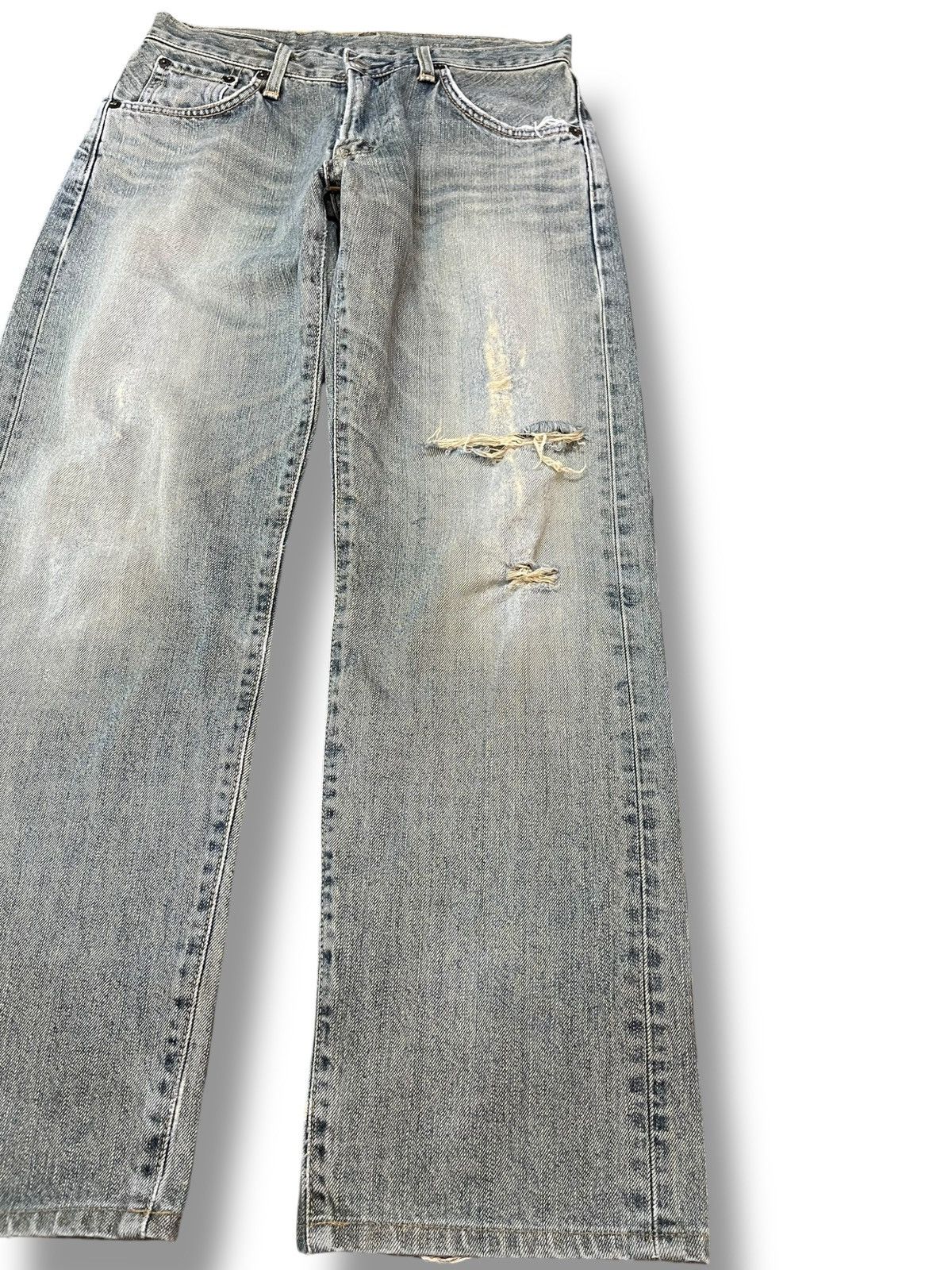 Edwin × Japanese Brand Vintage Edwin XV Faded Distressed Denim Size US 29 - 4 Thumbnail