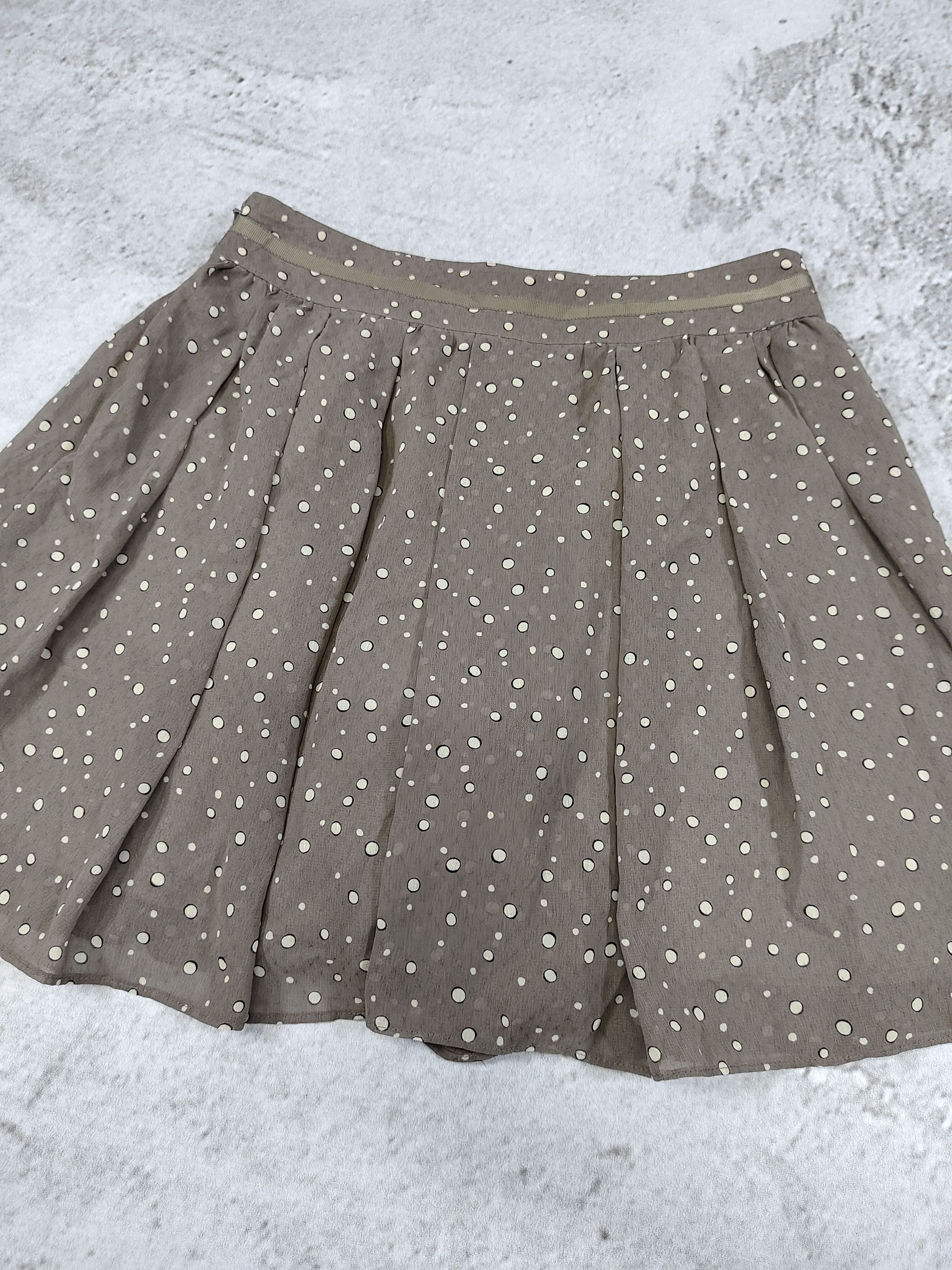 Issey Miyake 00s Any SiS by Kumikyoku- Coquette Polka Dot Pleated Skort Size 28" / US 6 / IT 42 - 6 Thumbnail