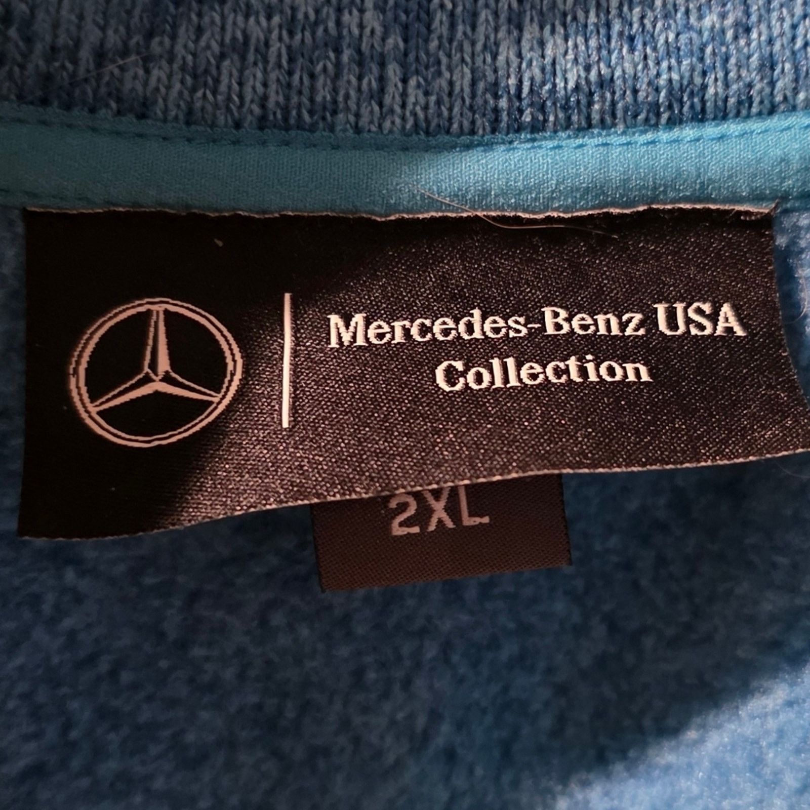 Mercedes-Benz Mercedes‑Benz Women's Blue Fleece Jacket | Fits Like An XL Size XXL / US 16-18 / IT 52-54 - 3 Thumbnail