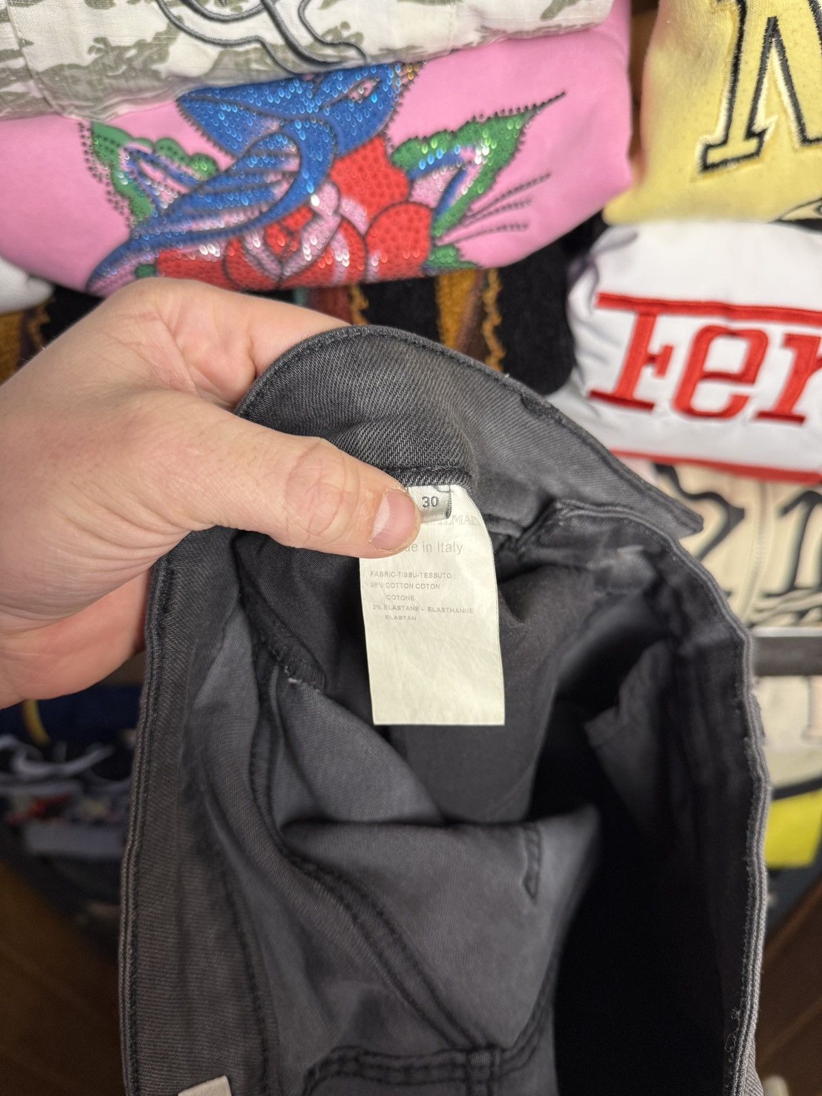 Balmain Black Pierre Balmain Jeans Size US 30 / EU 46 - 20 Thumbnail