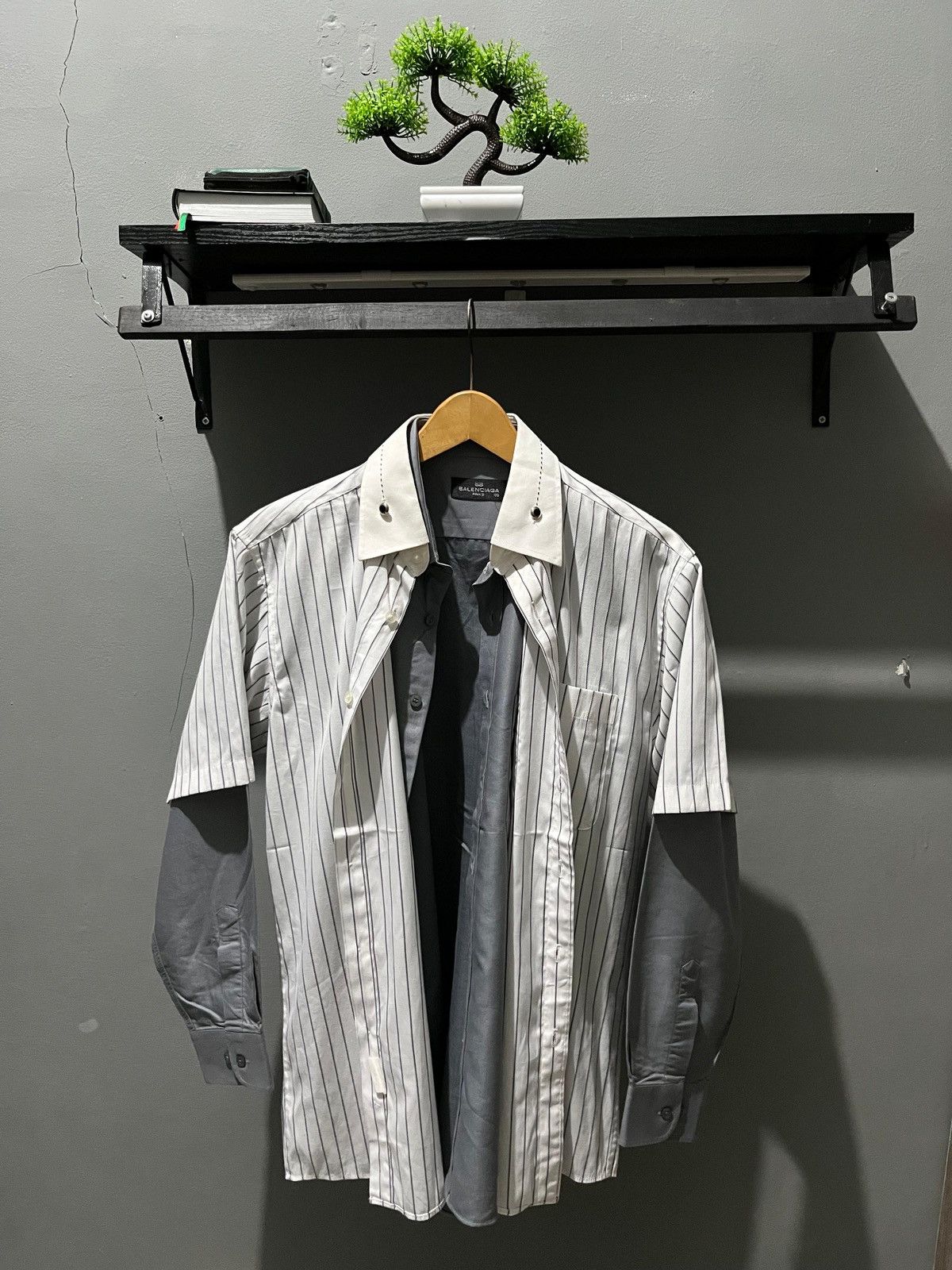 Balenciaga Bundle ❤️‍🔥Vintage Balenciaga Double layer Shirt Size US L / EU 52-54 / 3 - 1 Thumbnail