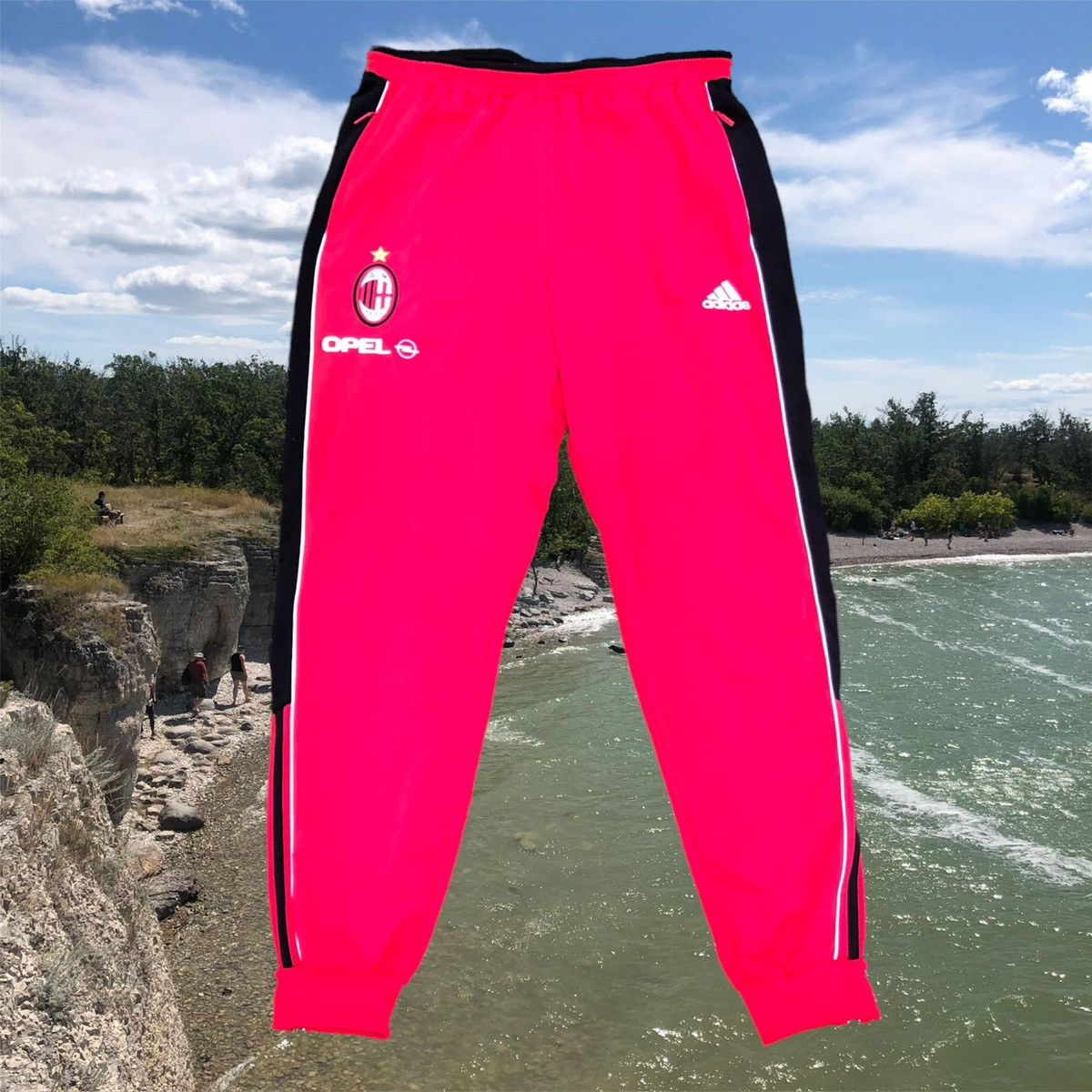 Adidas × Vintage AC Milan Adidas track pants Size US 40 / EU 56 - 1 Thumbnail