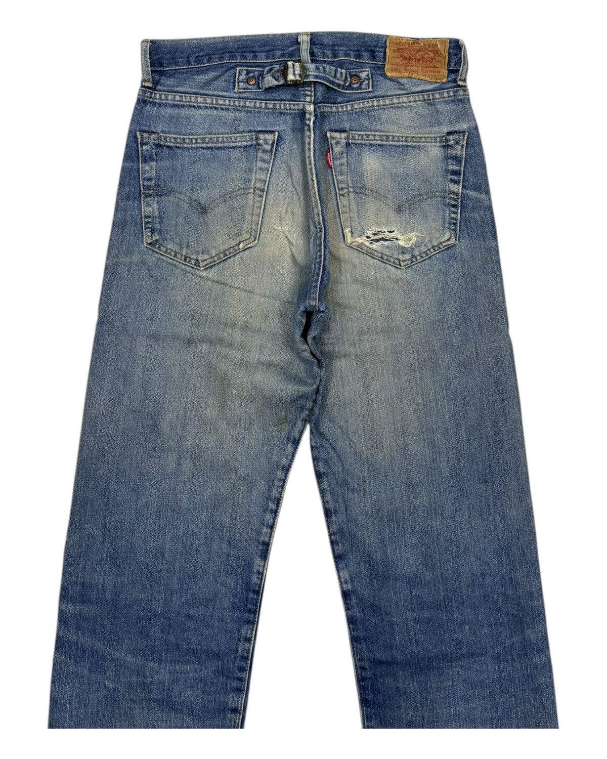 Levi's Vintage Levi’s Big E Lot 701 XX Buckle Belt Selvedge Jeans Size US 32 / EU 48 - 5 Thumbnail