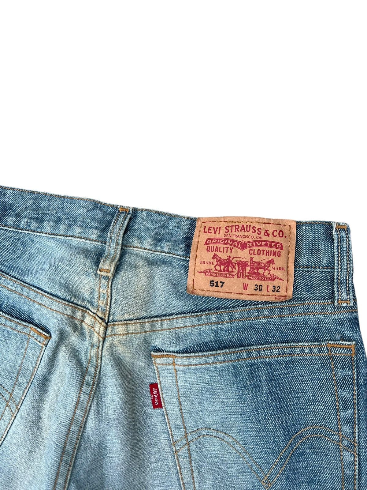 Levi's RARE! 2004 Levi’s 517 Denim Bootcut Jeans Size US 30 / EU 46 - 19 Thumbnail