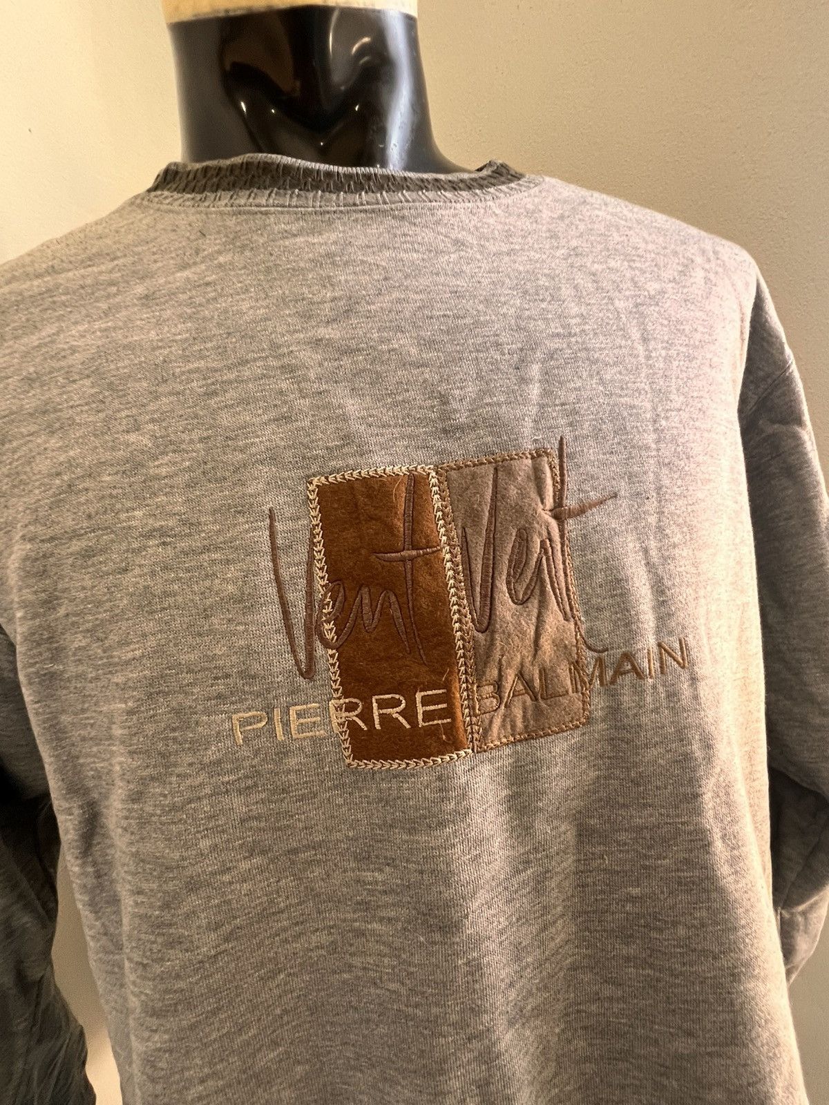 Designer × Pierre Balmain × Vintage Vintage Vent Vent Pierre Balmain Sweater Size US M / EU 48-50 / 2 - 2 Thumbnail