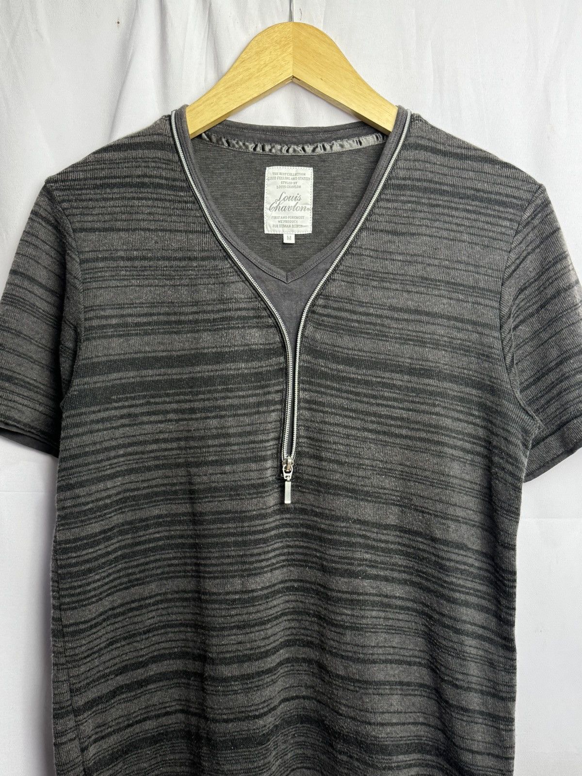 Le Grande Bleu (L.G.B.) Louis Chavlon Zipper Tees Yohji Styled Size US M / EU 48-50 / 2 - 3 Thumbnail