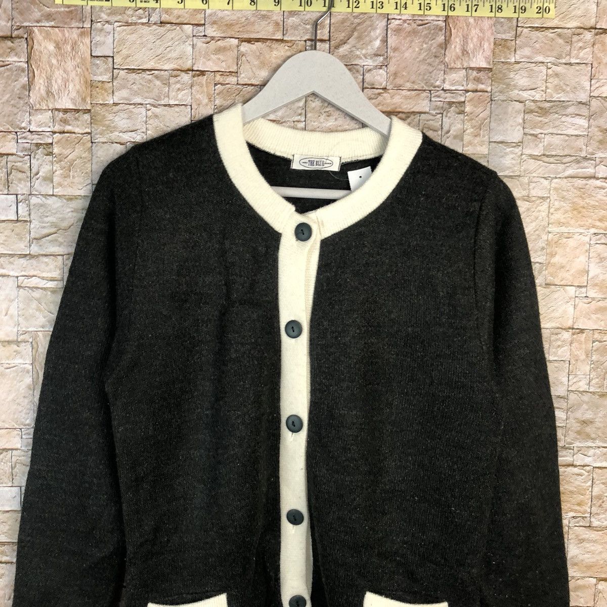 Homespun Knitwear × Japanese Brand The Blue Black japan Cardigan #A868 Size S / US 4 / IT 40 - 5 Thumbnail