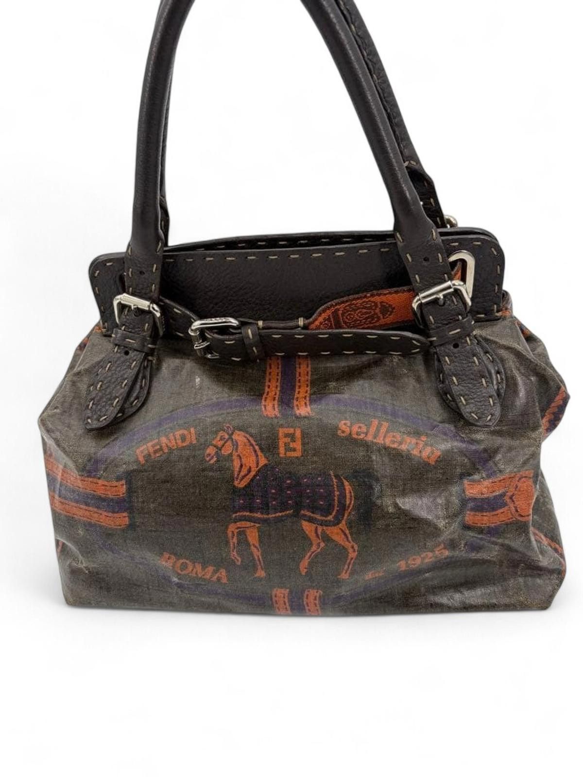Fendi Fendi - Vintage Selleria Roma Handbag Size ONE SIZE - 2 Thumbnail