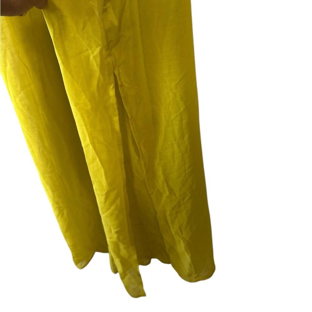 Designer BNWT Love21 Lime Green Maxi Slip Dress Size Small Size S / US 4 / IT 40 - 2 Thumbnail