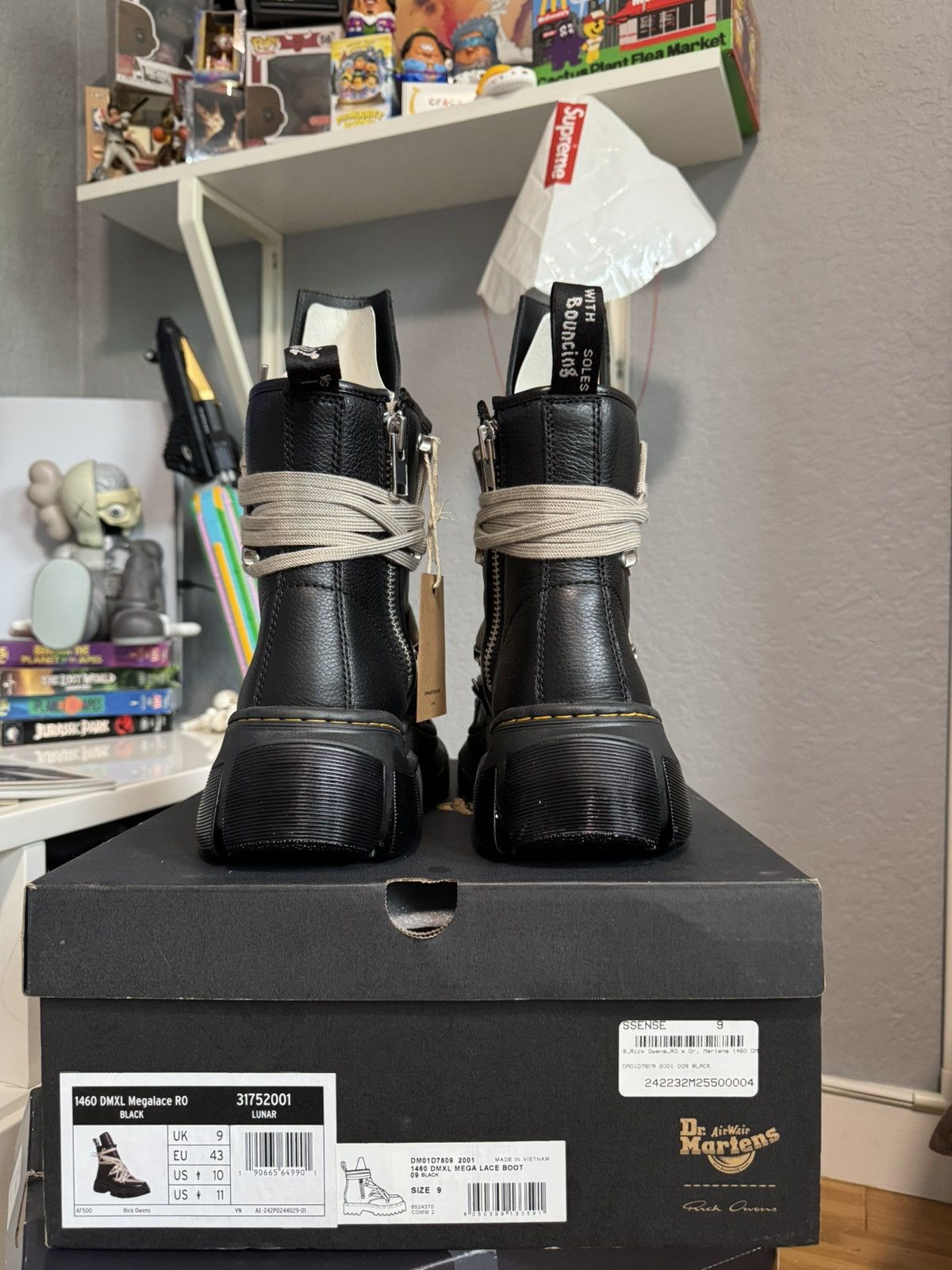 Dr. Martens × Rick Owens Rick Owens X Dr. Marten Megalace Boot Size US 10 / EU 43 - 6 Thumbnail