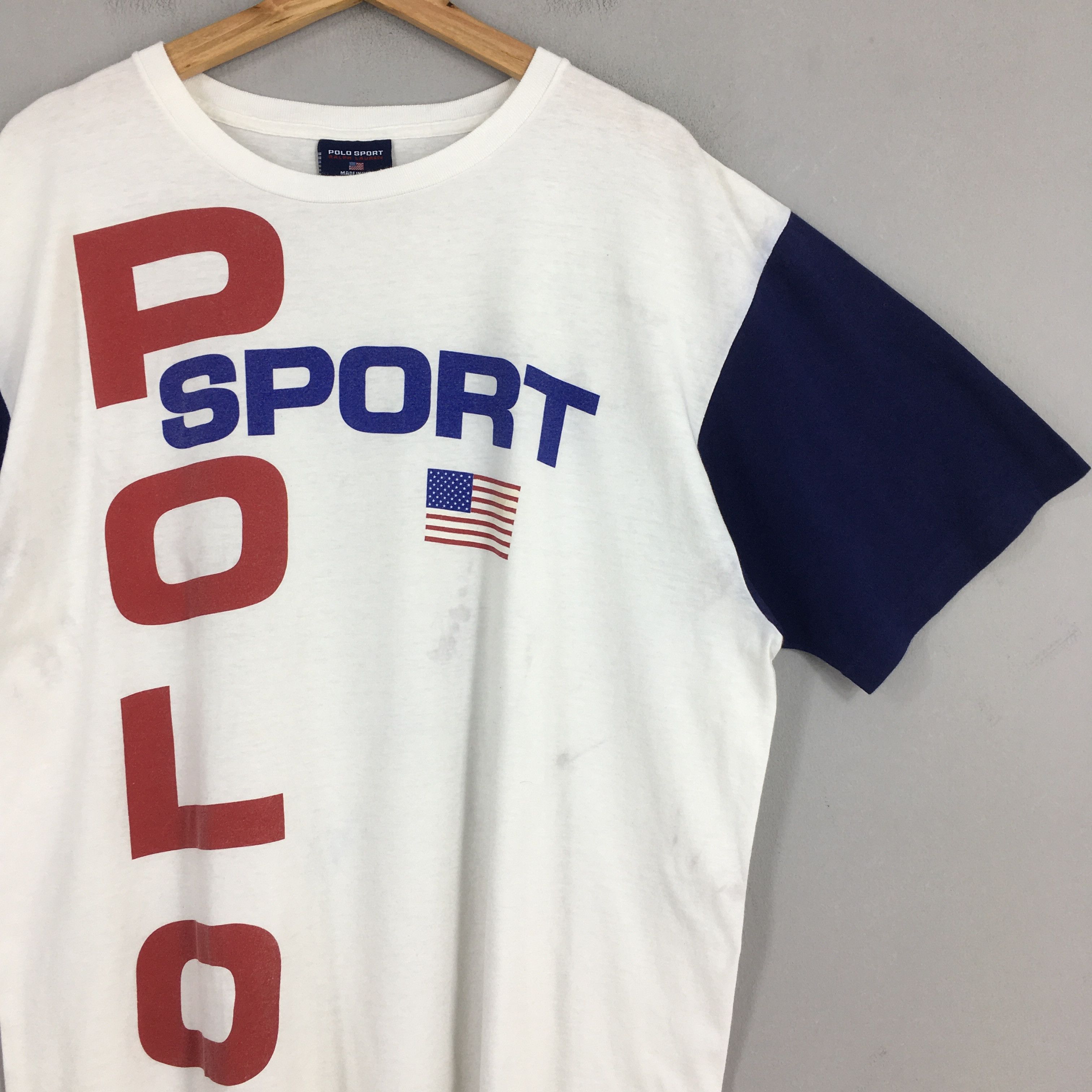 Polo Ralph Lauren Vintage 90's Polo Sport Ralph Lauren Tshirt Large Size US L / EU 52-54 / 3 - 2 Thumbnail