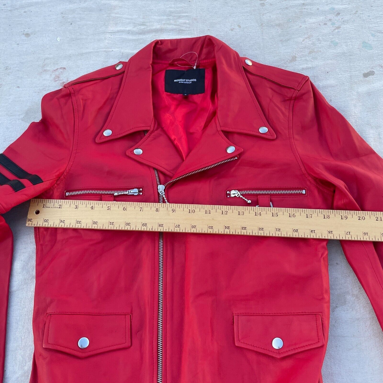 Midnight Studios Midnight Studios Shane Gonzales Bauhaus Leather Punk Jacket Size US L / EU 52-54 / 3 - 8 Thumbnail