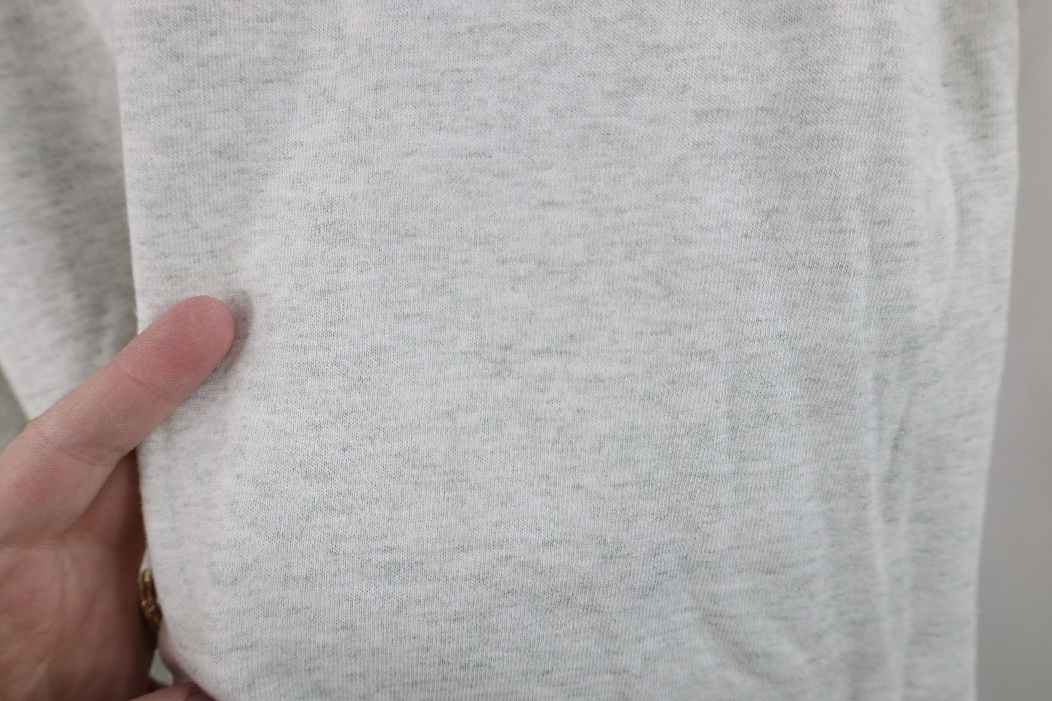 Vintage Vintage 90s Streetwear Heavyweight Cotton T-Shirt Gray Size US L / EU 52-54 / 3 - 4 Thumbnail