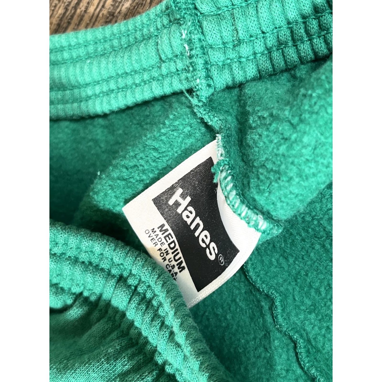 Hanes VINTAGE Hanes Premium Pants Mens M Green Jogger Tapered Sweat Pants with Drawstring 28.5in Inseam Casual Size US 31 - 6 Thumbnail