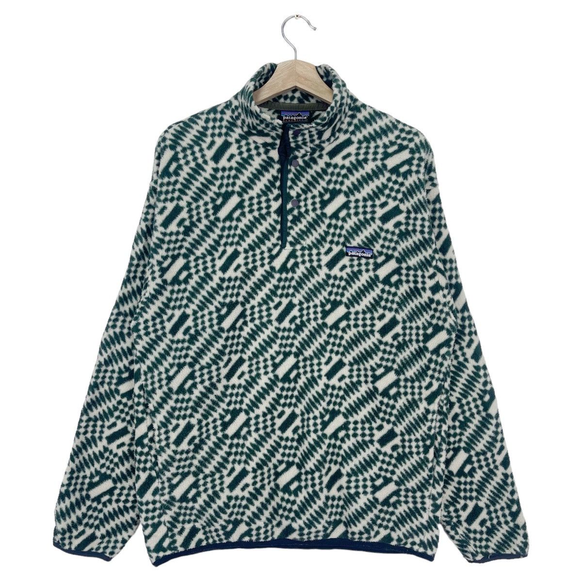 Native × Patagonia × Vintage 90’s Patagonia Aztec Fleece Size US M / EU 48-50 / 2 - 1 Thumbnail