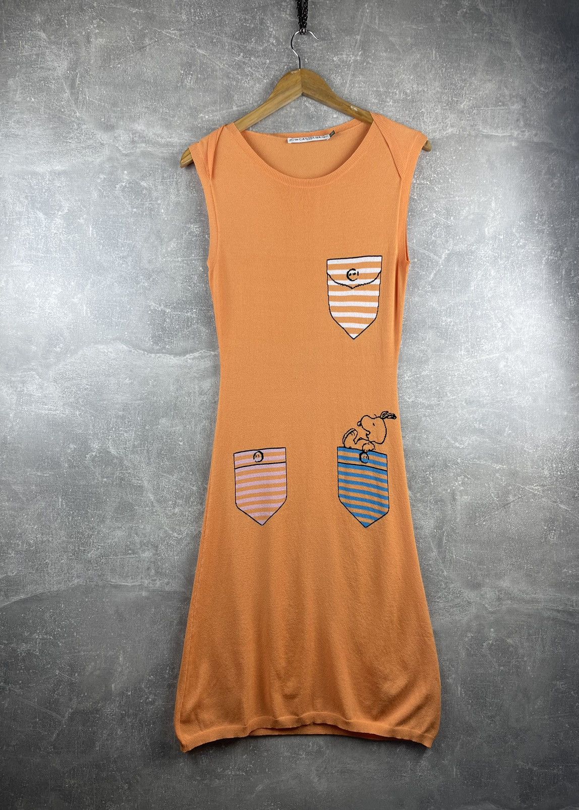 Jean Charles De Castelbajac Jean Charles de Castelbajac Orange Vintage Archive Art Dress Size M / US 6-8 / IT 42-44 - 1 Thumbnail