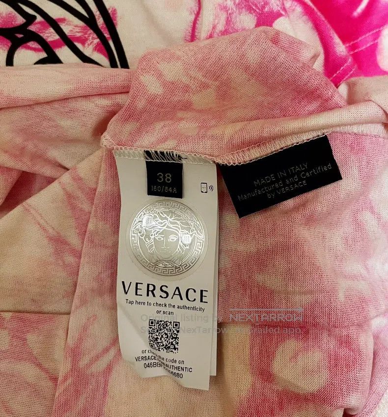 Versace Versace Main line T-shirt batik classic Medusa pattern Size M / US 6-8 / IT 42-44 - 7 Thumbnail