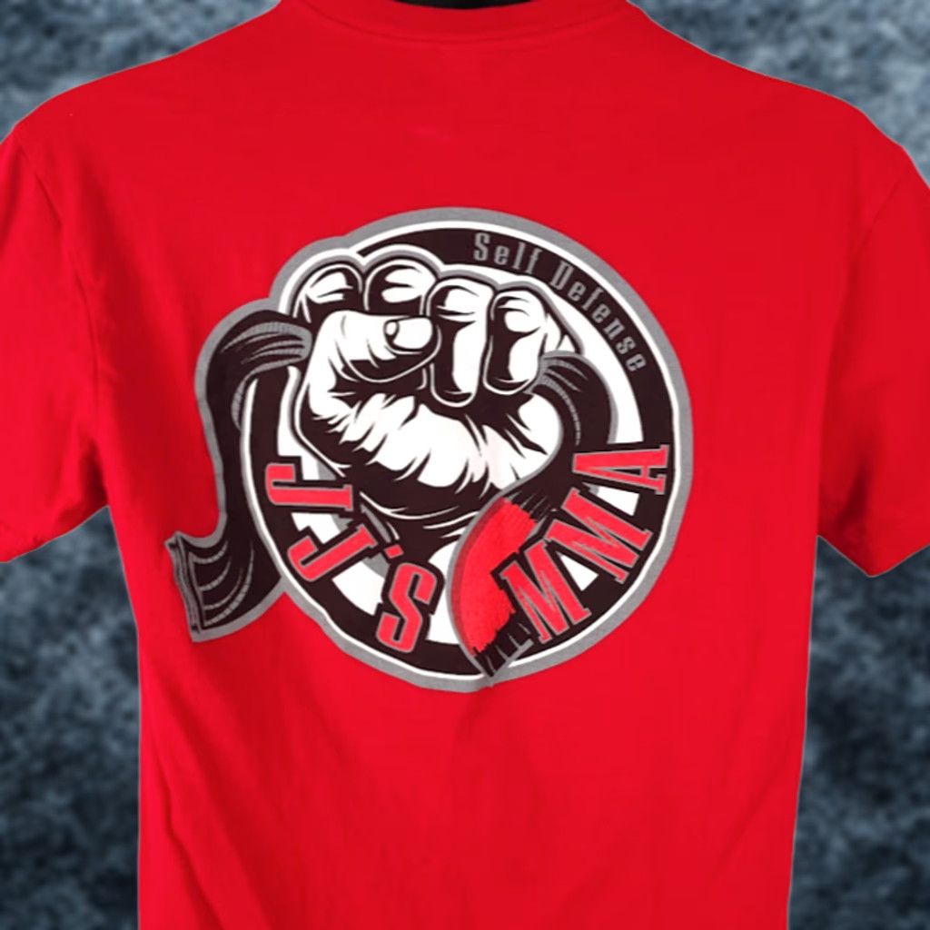 Next Level JJs MMA T Shirt Mens Size Small Red Self Defense Mixed Martial Arts Made In USA Size US S / EU 44-46 / 1 - 1 Thumbnail