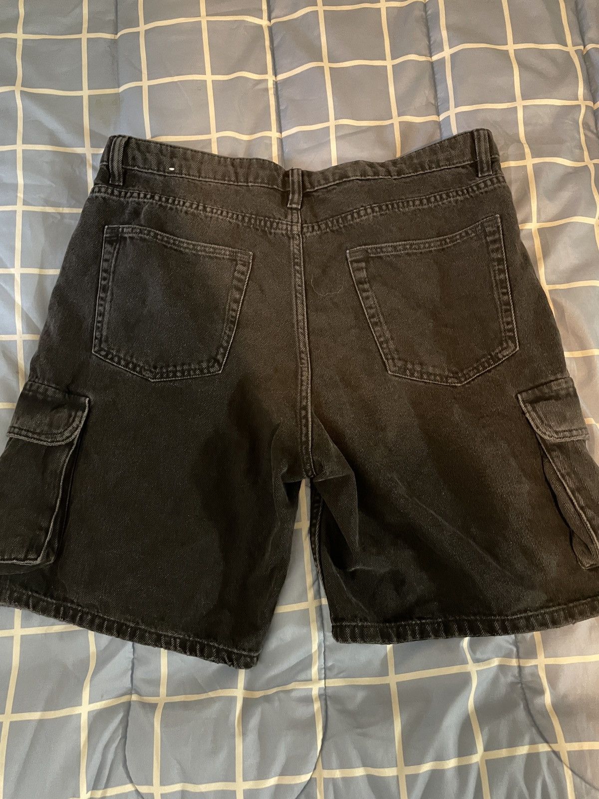 Zara Zara Denim Cargo Shorts Size US 36 / EU 52 - 2 Thumbnail