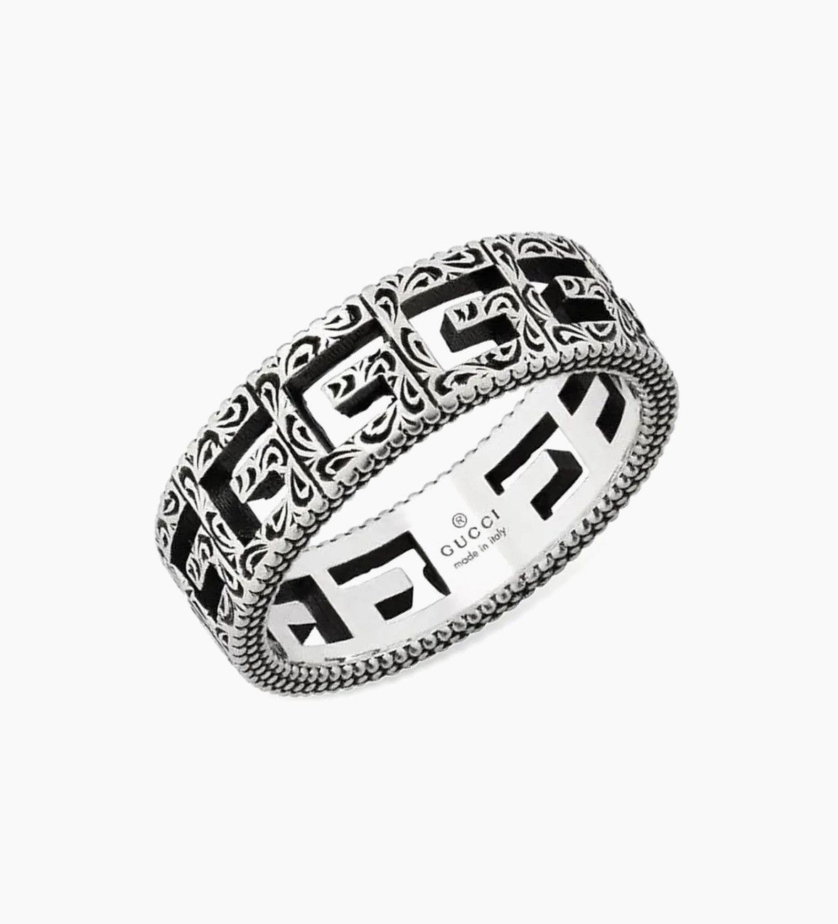 Gucci New Authentic Gucci G Cube Sterling Silver Ring 925 SIZE 6 Size ONE SIZE - 1 Thumbnail