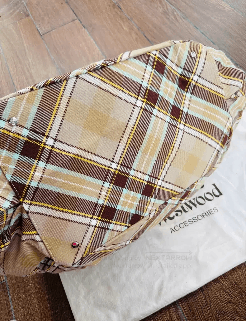 Vivienne Westwood Vivienne Westwood size os Classic Plaid Tote Bag Size ONE SIZE - 5 Thumbnail
