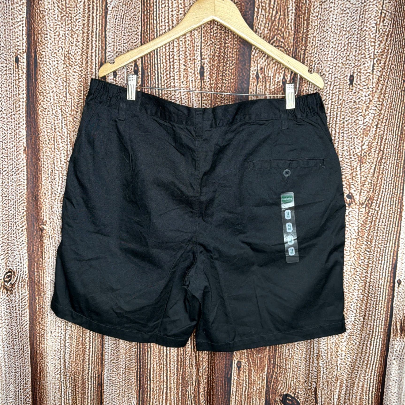 Vintage Cabela's Women’s Size 18 Cargo Shorts Black NWOT Casual Outdoor Hiking Size 40" / US 18 - 3 Thumbnail