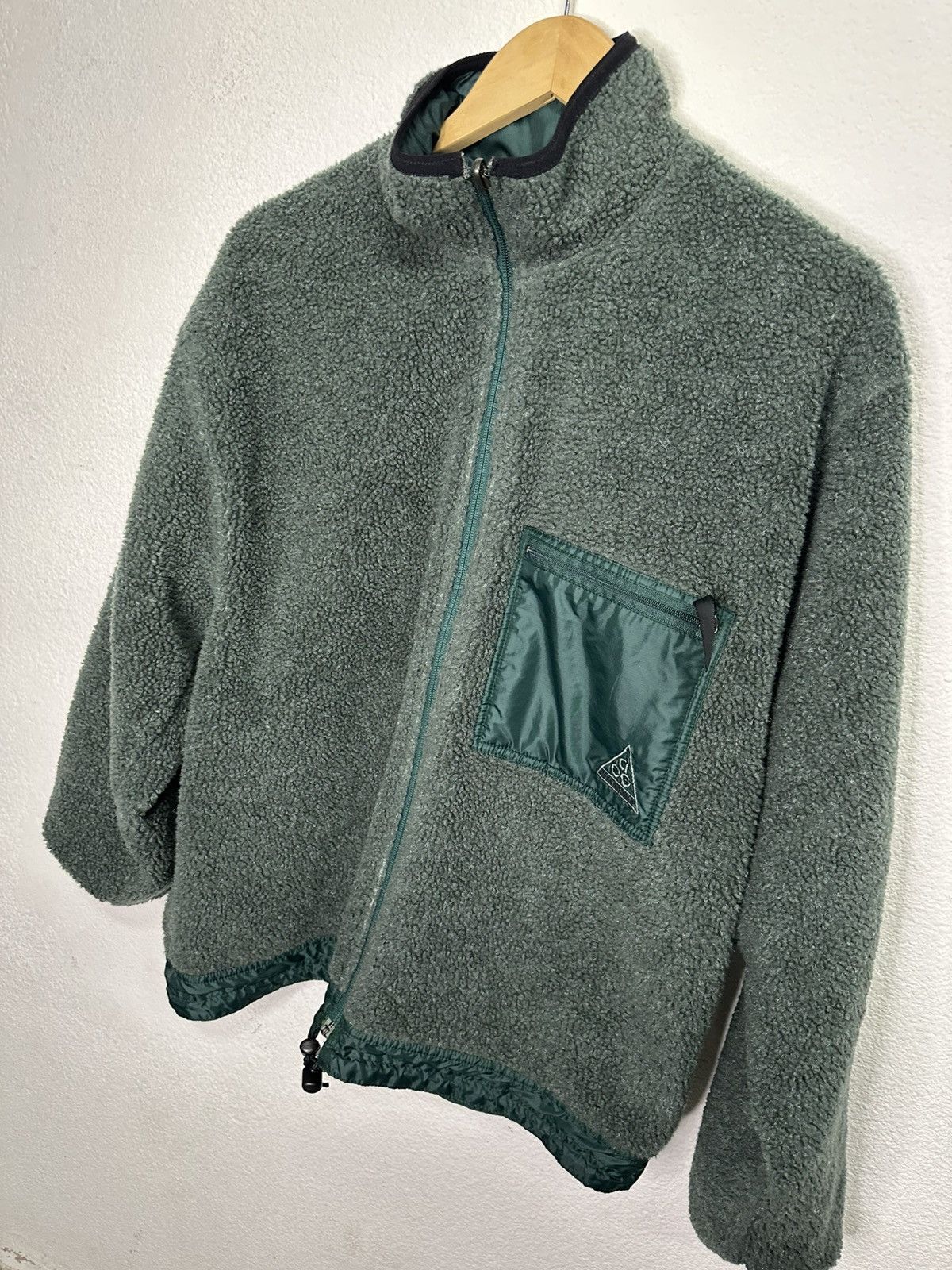 Nike ACG Vintage Nike ACG Deep Pile Fleece Small mens Pine Green Size US S / EU 44-46 / 1 - 2 Thumbnail