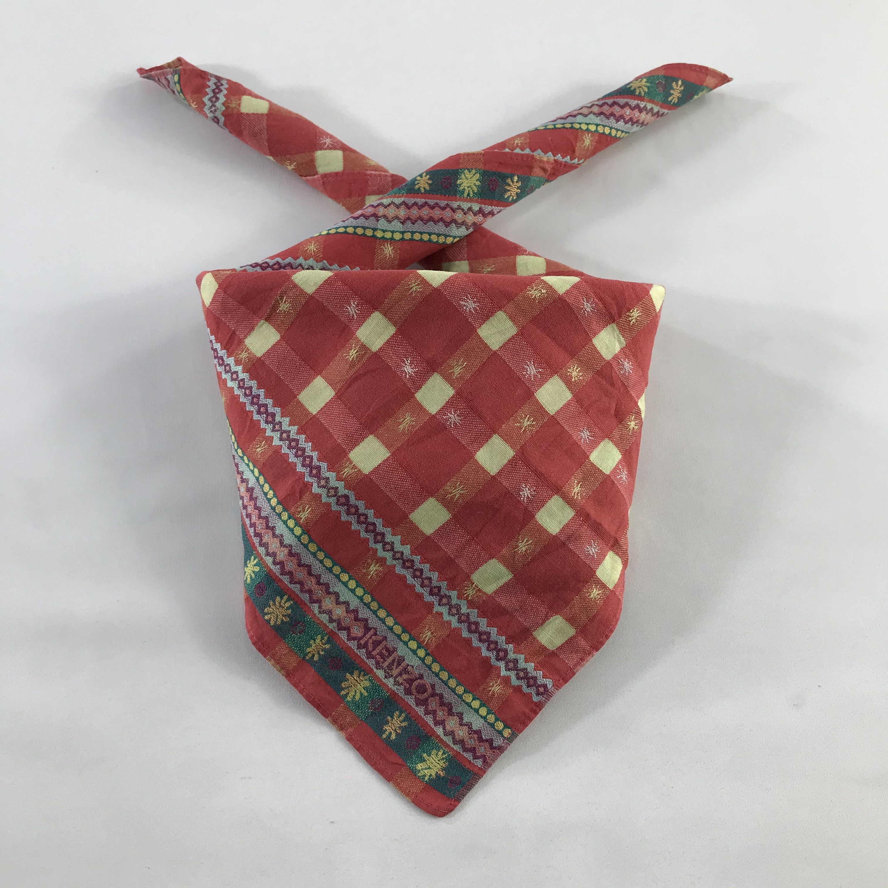 Kenzo × Vintage Kenzo Bandana / Handkerchief / Neckerchief - S1138 Size ONE SIZE - 3 Thumbnail