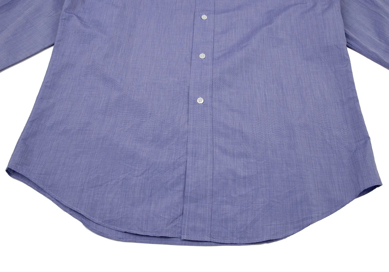 Hermes Cotton Double Cuff Shirt in Blue, Size 40 Size US XXS / EU 40 - 6 Thumbnail