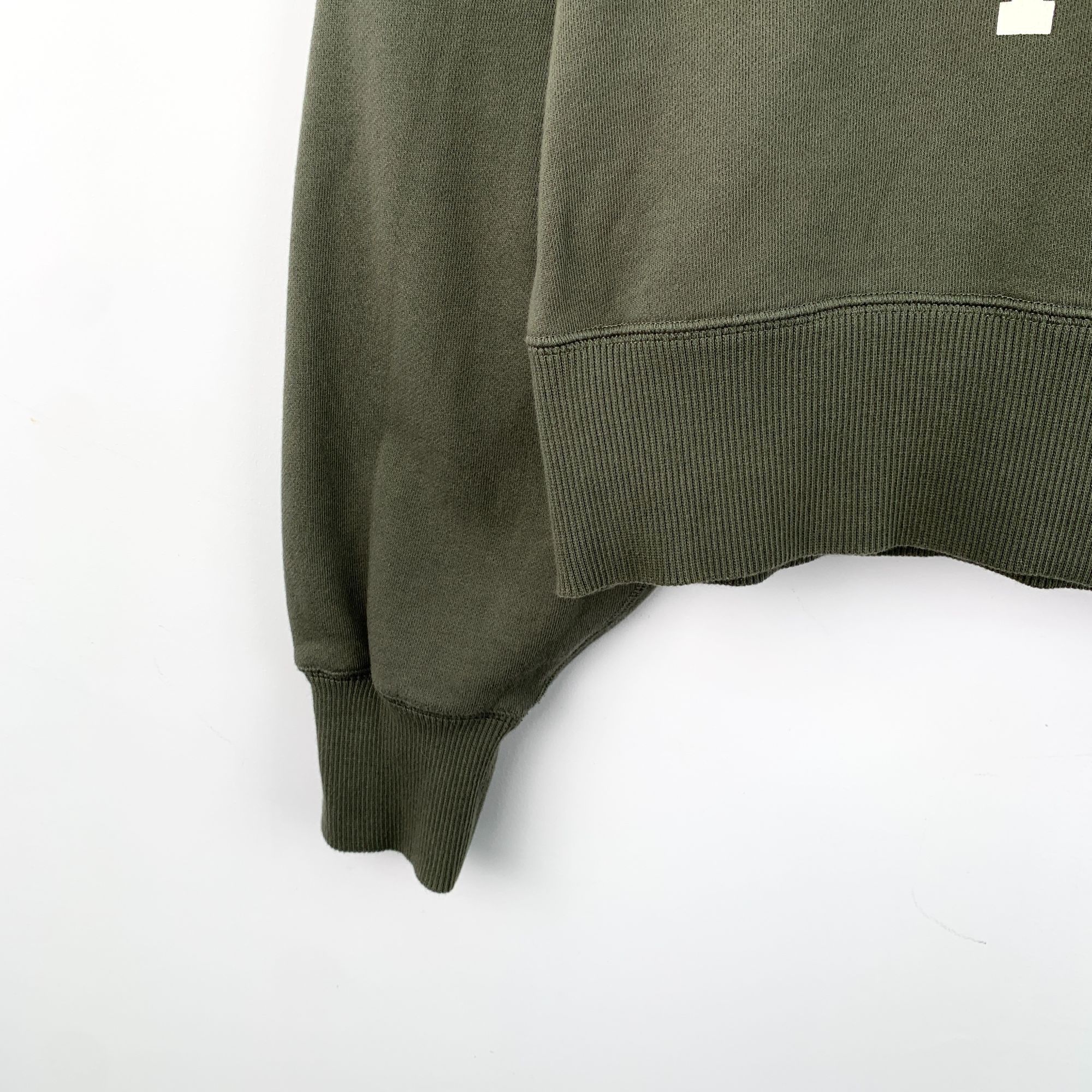 Celine Celine Paris Dark Green Cotton Round-Neck Long-Sleeve Sweats Size L / US 10 / IT 46 - 5 Thumbnail