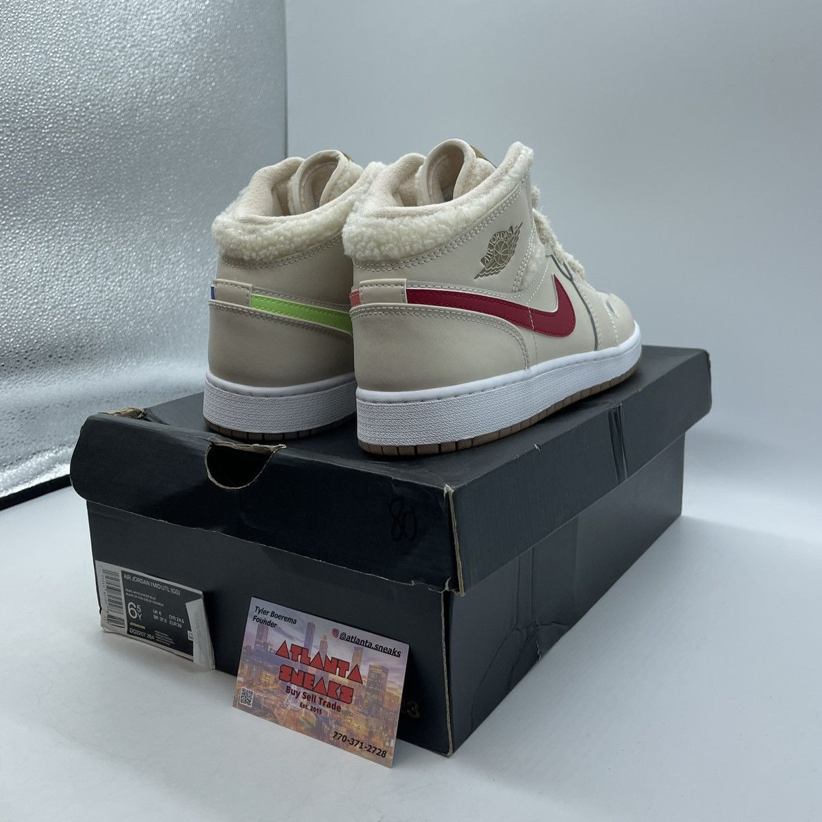 Jordan Brand Air Jordan 1 mid fleece Size US 6.5 / IT 36.5 - 5 Thumbnail