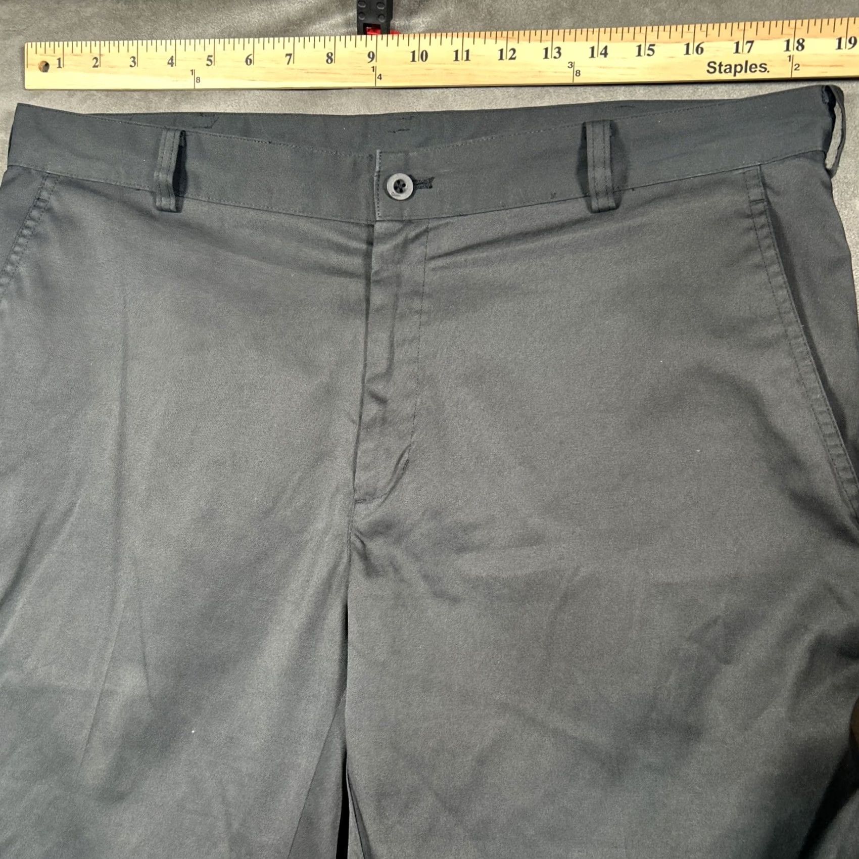 Nike Nike Golf Pants Mens 38x34 Black Dri-FIT Performance Stretch Flat Front Slash Pockets Size US 38 / EU 54 - 3 Thumbnail