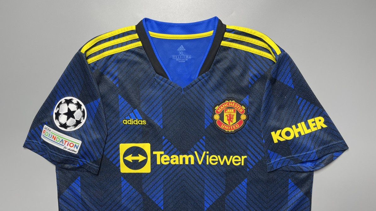 Nike MAN UNITED ADIDAS 2021/2022 FOOTBALL THIRD JERSEY #7 RONALDO Size US XL / EU 56 / 4 - 3 Thumbnail