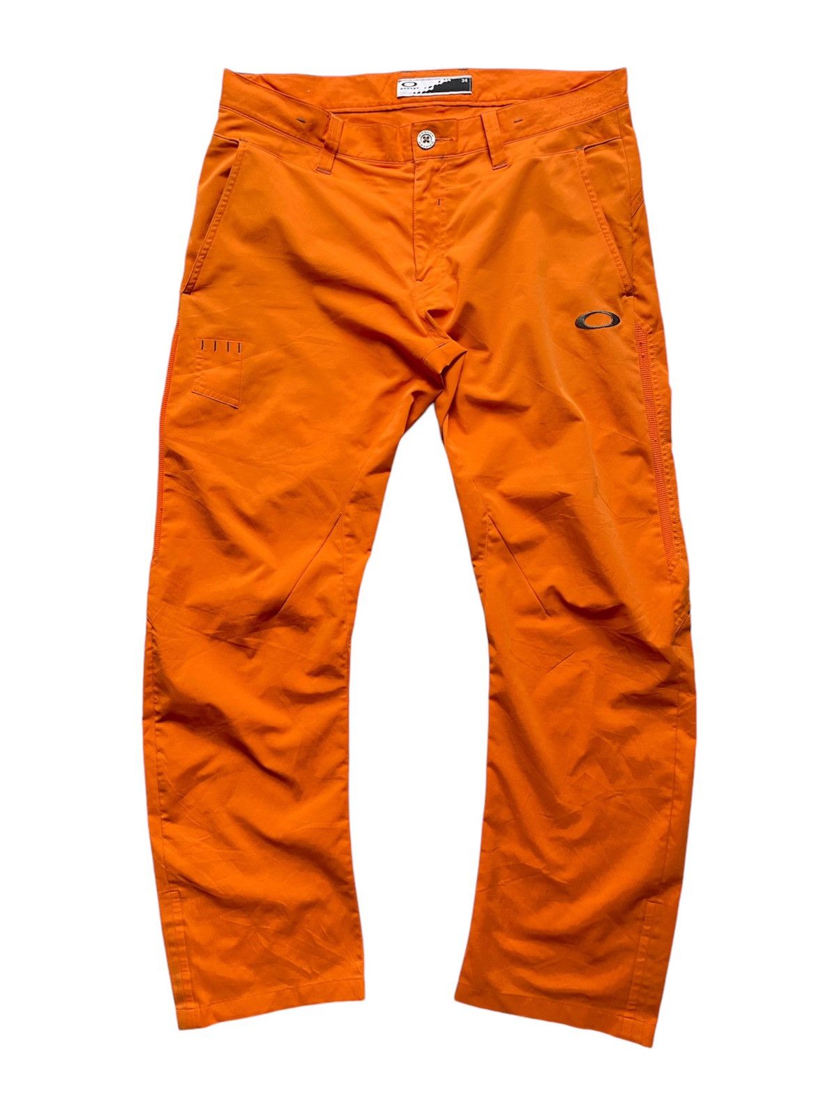 Oakley × Vintage Rare oakley nylon orange pants 2000s Size US 33 - 1 Thumbnail