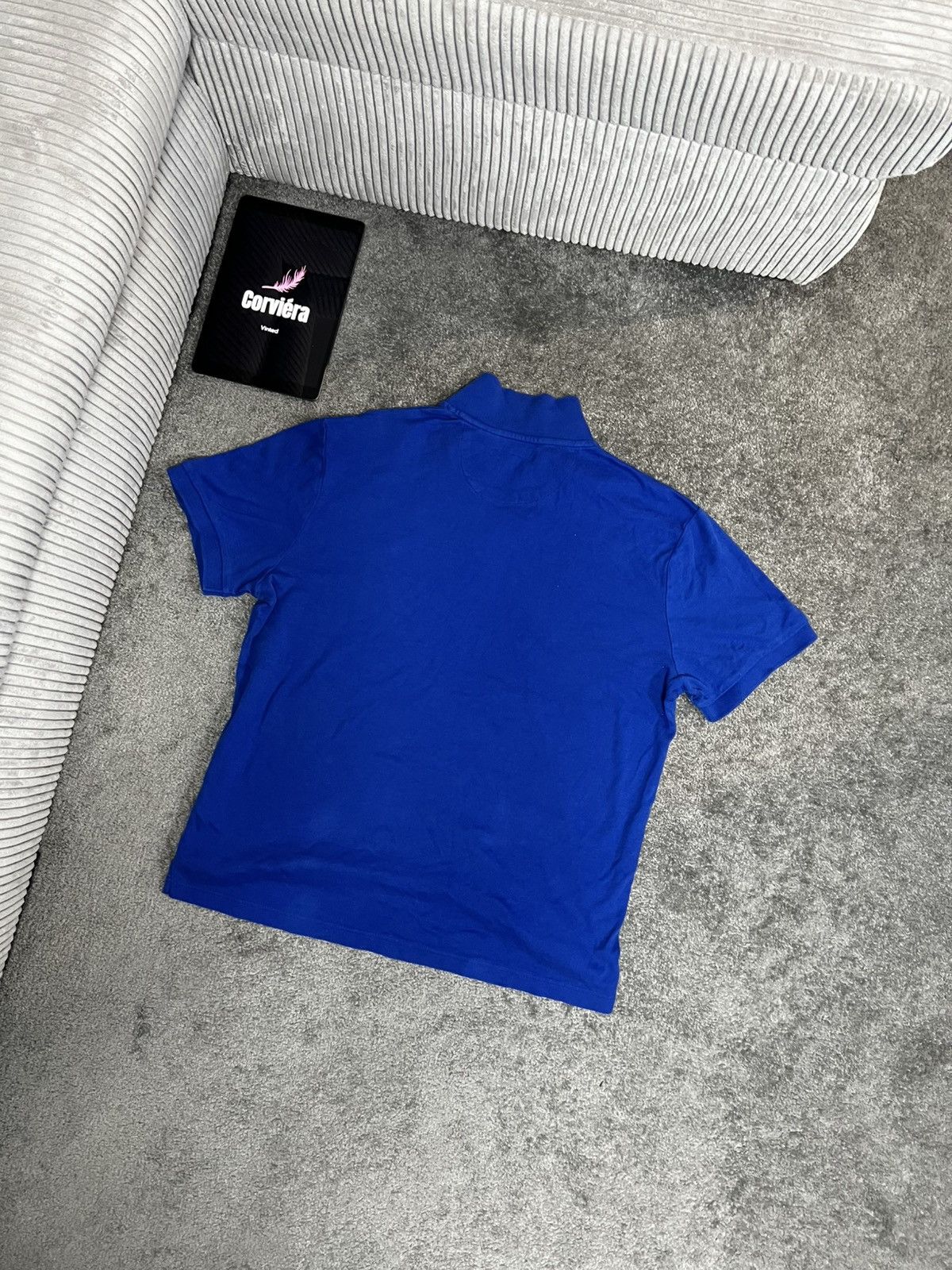 Chaps Ralph Lauren × Designer × Vintage Chaps Vintage Polo Shirt blue Size US XL / EU 56 / 4 - 5 Thumbnail