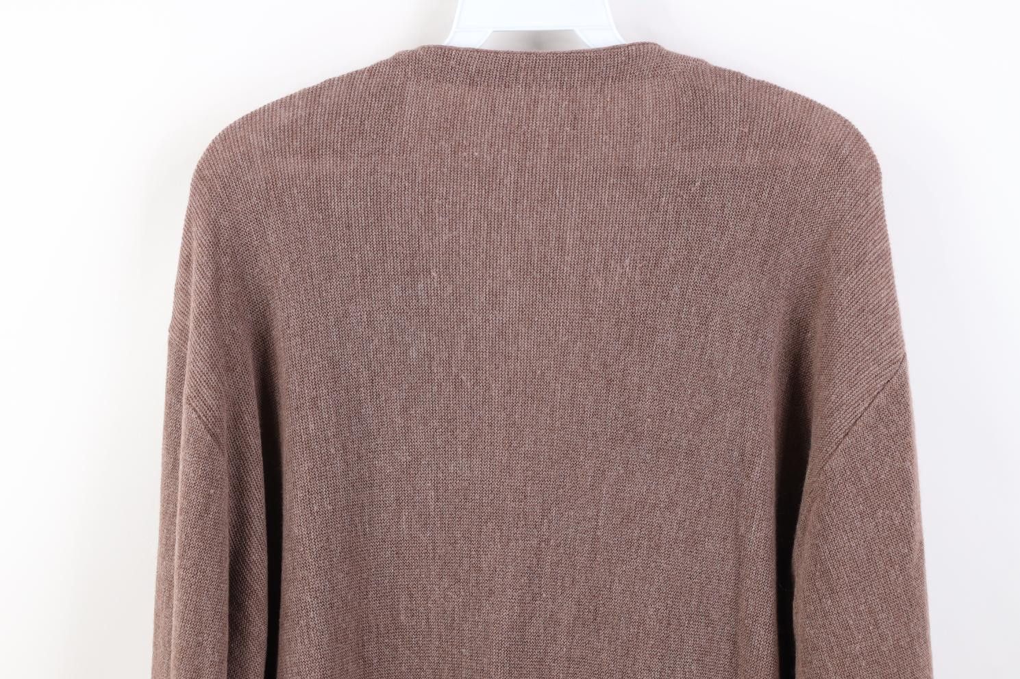 Vintage Vintage 60s Streetwear Cobain Knit Cardigan Sweater Brown Size US M / EU 48-50 / 2 - 10 Thumbnail