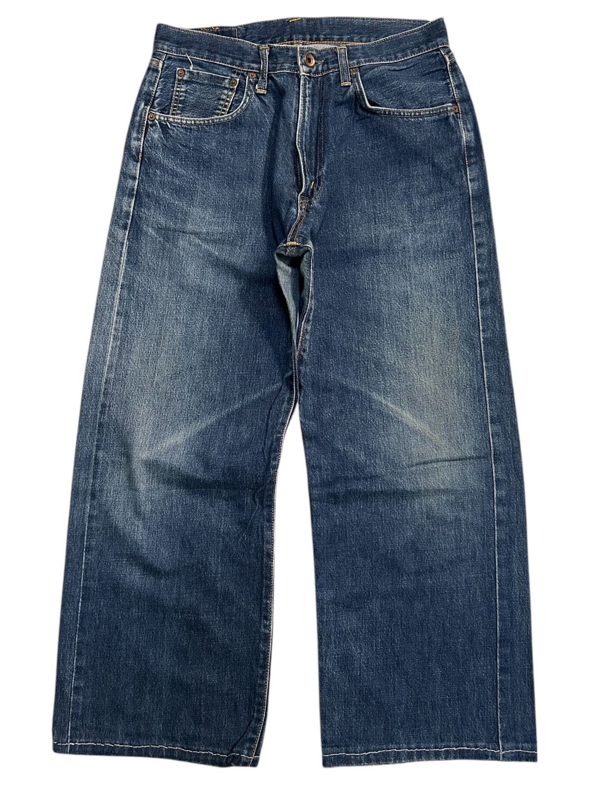 Japanese Brand × Kapital × Vintage Edwin Selvedge Baggy Japanese vtg Denim Jeans Size US 30 / EU 46 - 1 Thumbnail