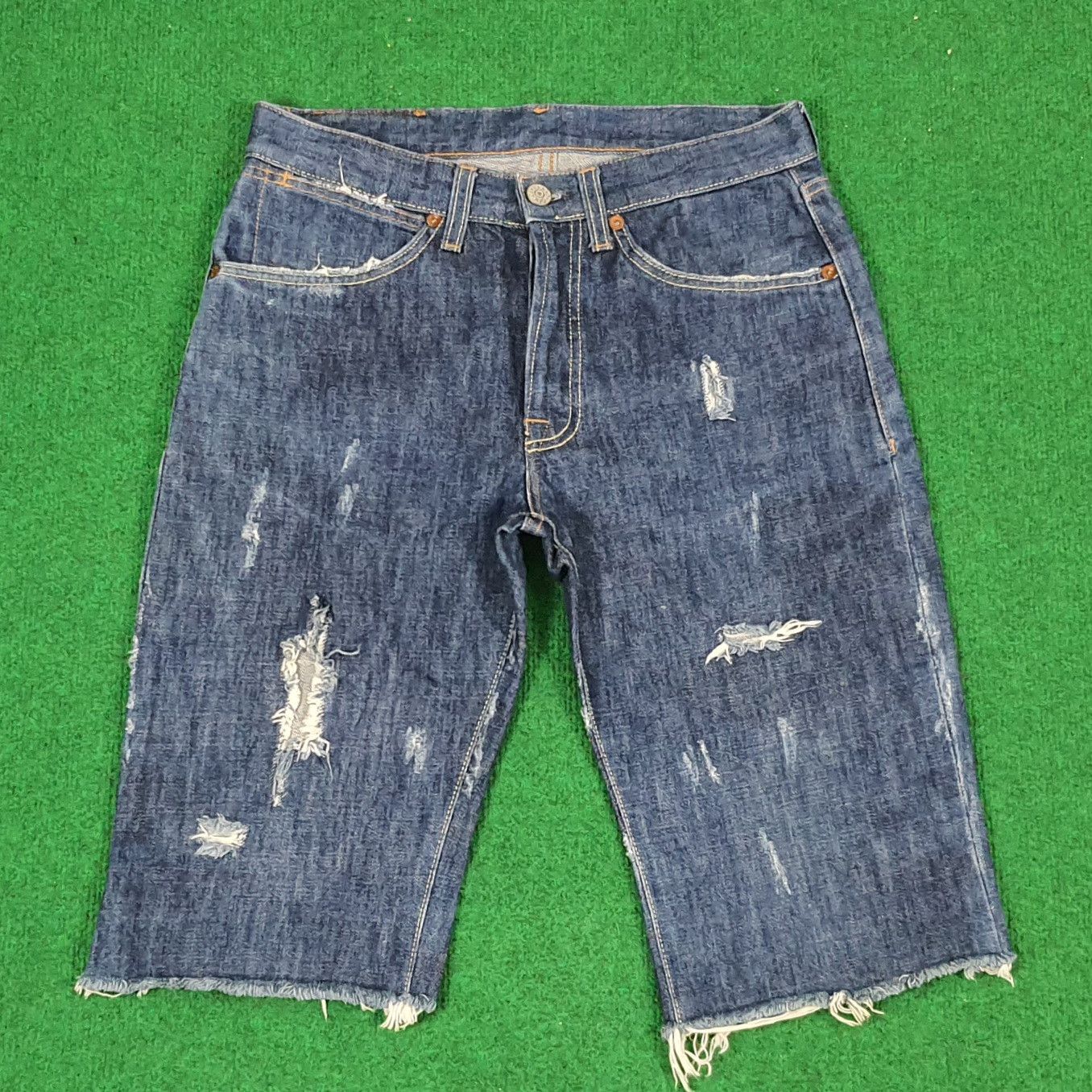 Gucci Vintage GUCCI Italian Brand Short Jeans Size US 27 - 1 Thumbnail