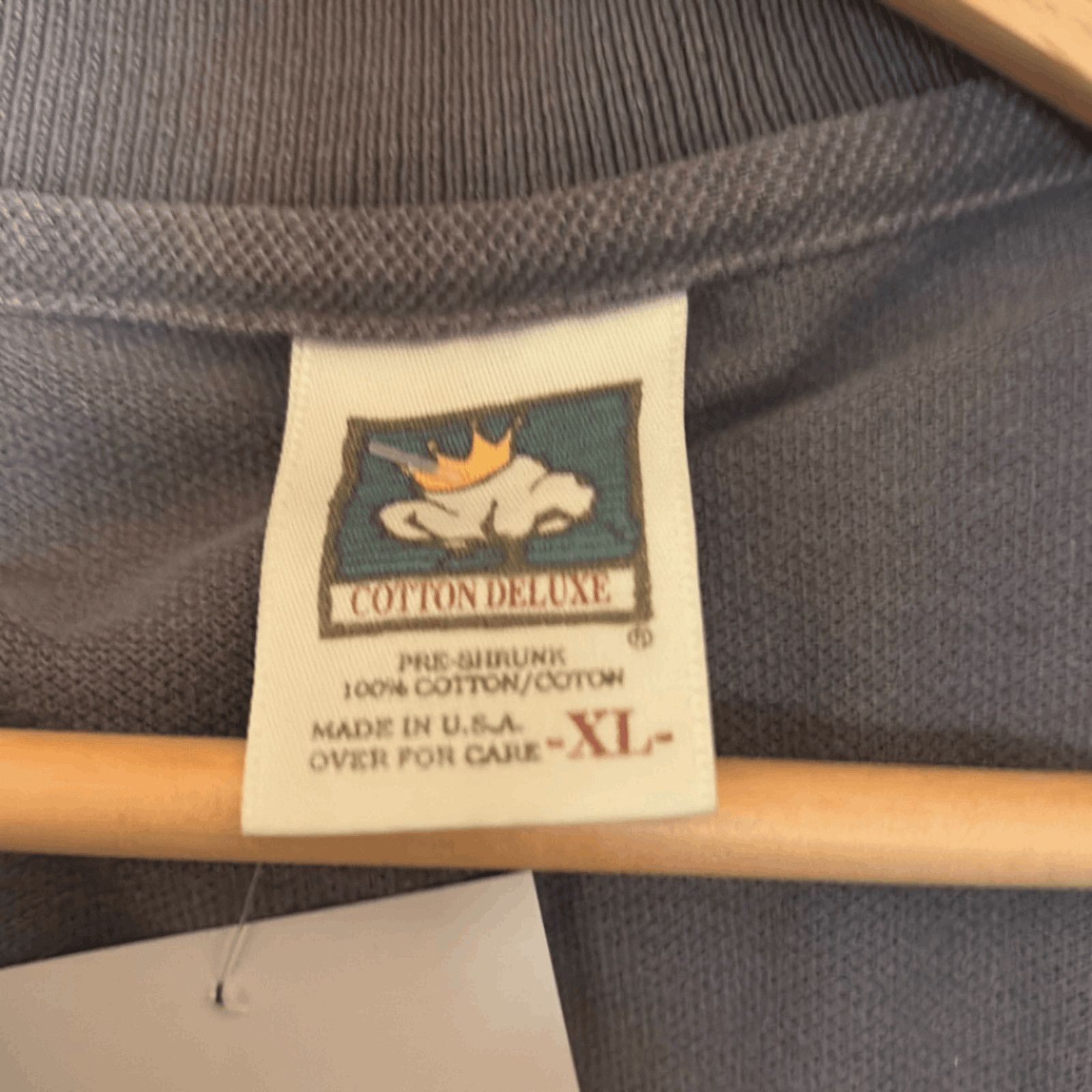 Vintage VTG Polo Shirt | Yellowstone Embroidered Gray | 90s Outdoor Size US XL / EU 56 / 4 - 3 Thumbnail